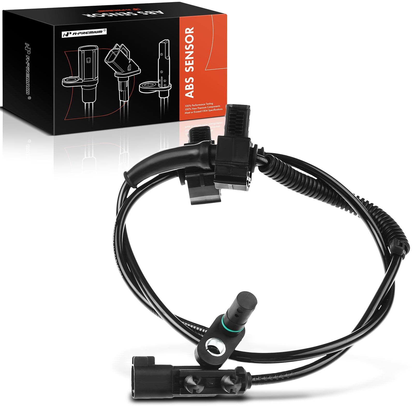 Rear ABS Wheel Speed Sensor Compatible with Chevy & GMC Models - Silverado 1500/Sierra 1500 2014-2019, Silverado 1500 LD/Sierra 1500 Limited 2019, Tahoe/Yukon 2015-2017