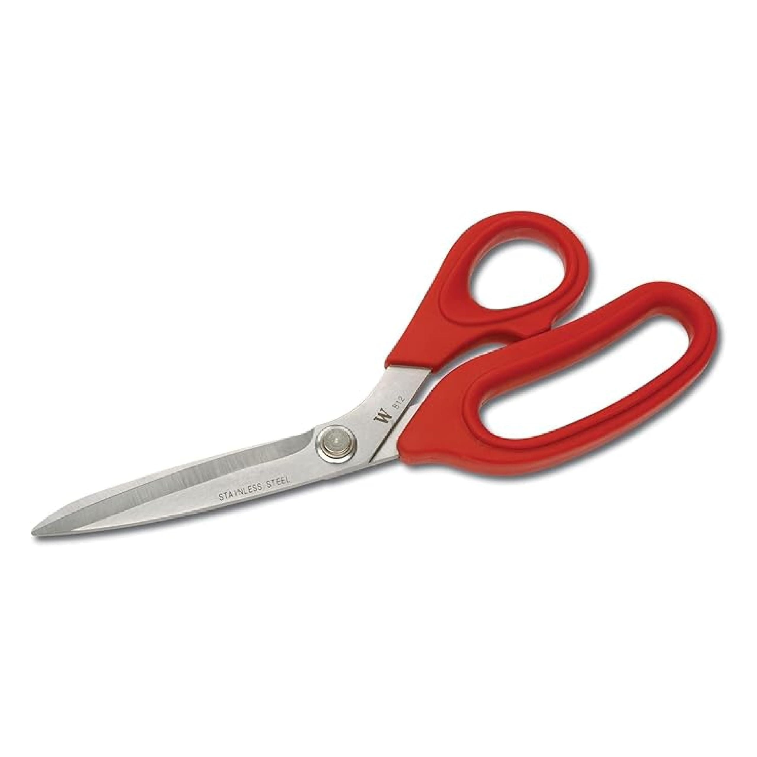 Crescent Wiss 8-1/2" Household Scissors - Multipurpose Sharp Scissors for Cutting Fabric, Paper, Cardboard, Crafting Projects - Utility Hand Tool - W812
