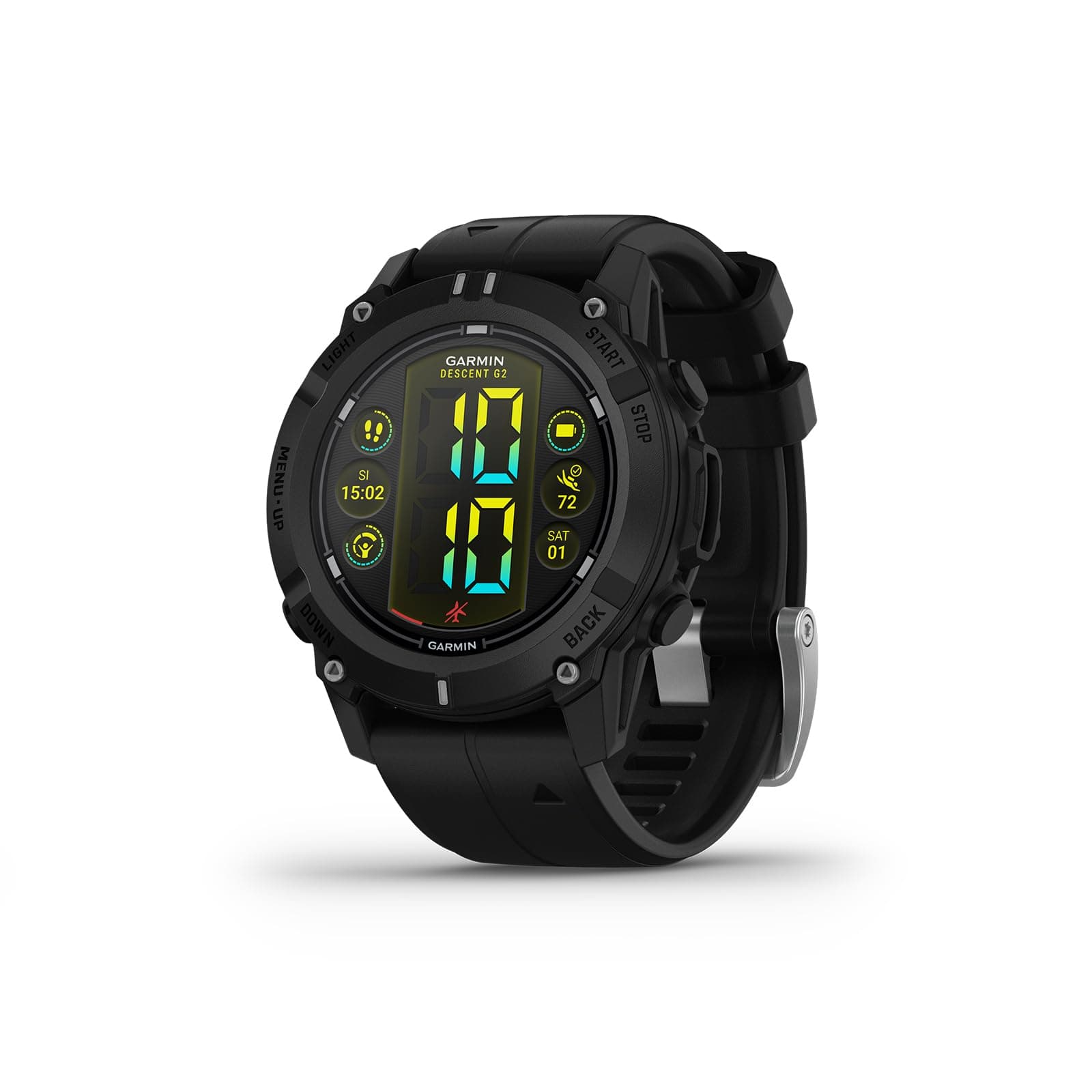 GARMIN Descent G2 Dive Computer Smartwatch, AMOLED Touchscreen Display, 10-Day Battery Life, Multiple Dive Modes, Black