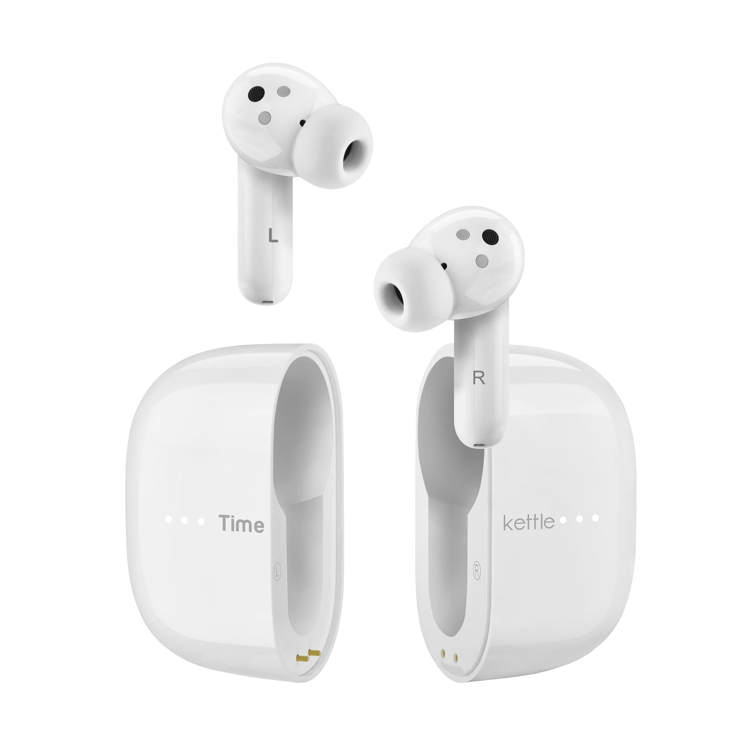 M3 Language Translator Earbuds, Two-Way Translator Device with APP for 40 Languages Online, Voice Translator for Exploring Expat Life Freely, Compatible with iOS, Android (Online Version)