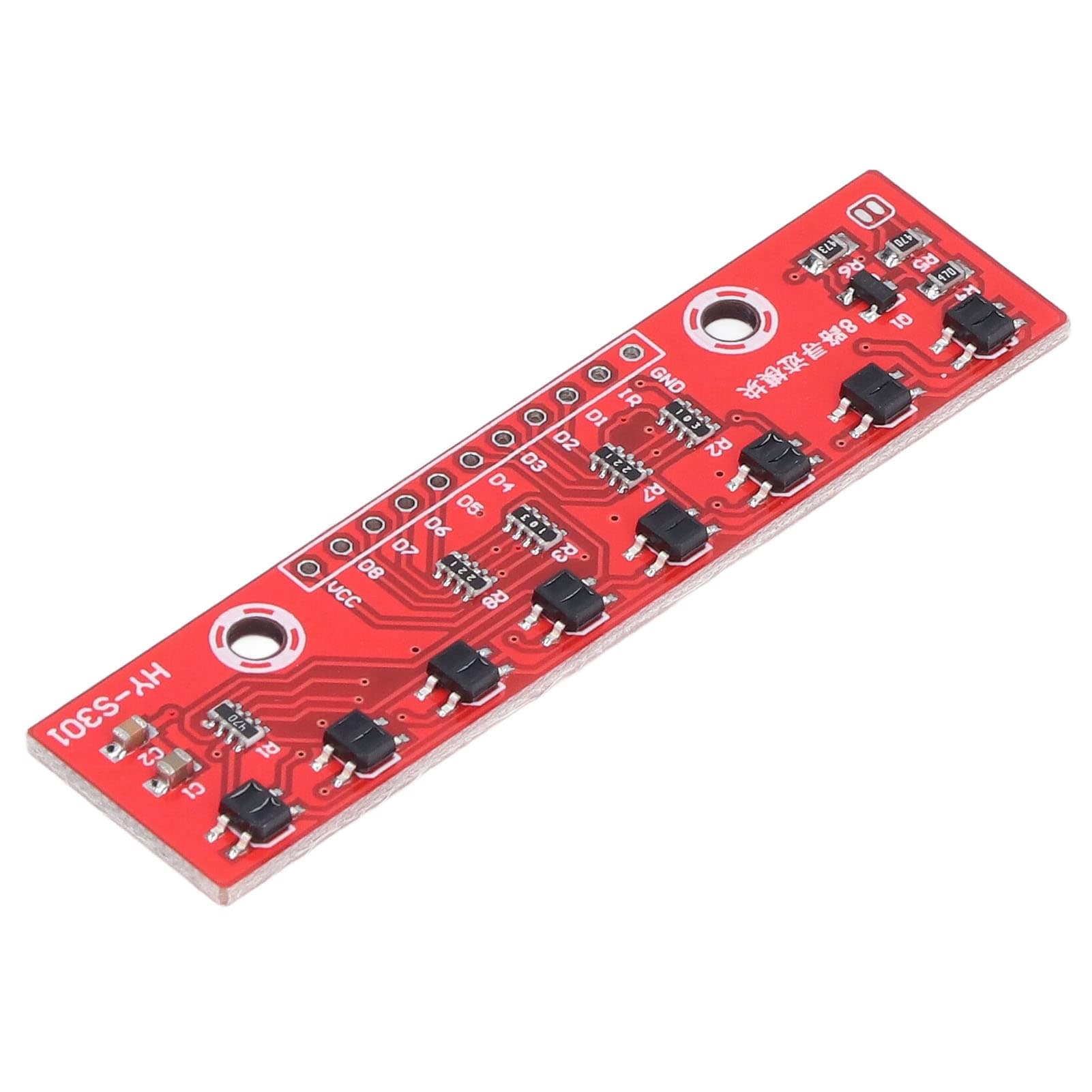 3.3V-5V Tracking Sensor Module 8 Channel Line Follower Infrared Detection Sensor 8bit Detector Hunt Board PCB