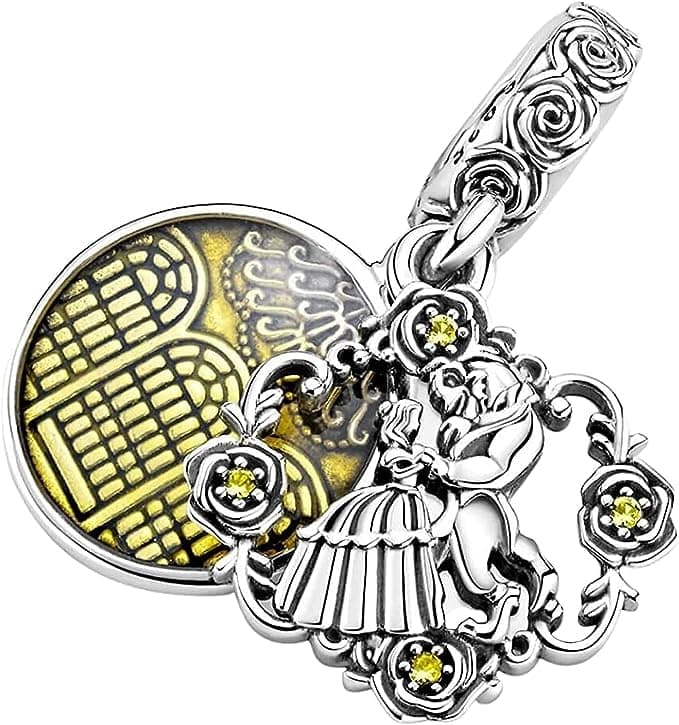 B and B Dancing Dangle Charm in Sterling Silver 925 Compatible with Pandora Charms,and Many Other UK Charm Bracelets.