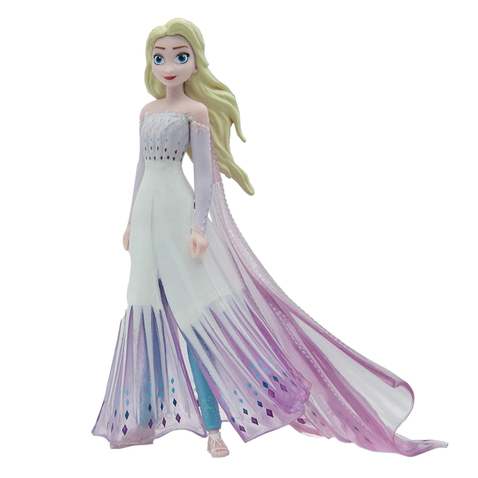 13517 Elsa Toy Figure from Walt Disney Frozen 2, Approx. 9.5 cm, Accurate to Detail, Ideal as a Small Gift for Children from 3 Years