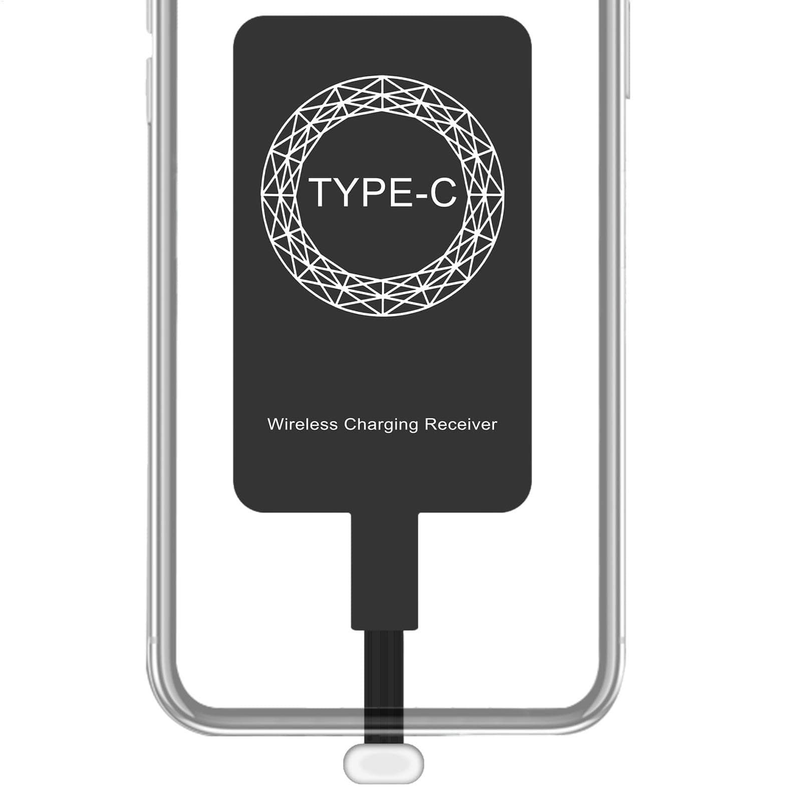 Wireless Charging Receiver - Type C Wireless Charging Receiver | Receiver USB C | Effective Wireless Charger Receiver Thin Type-C Charging Receiver
