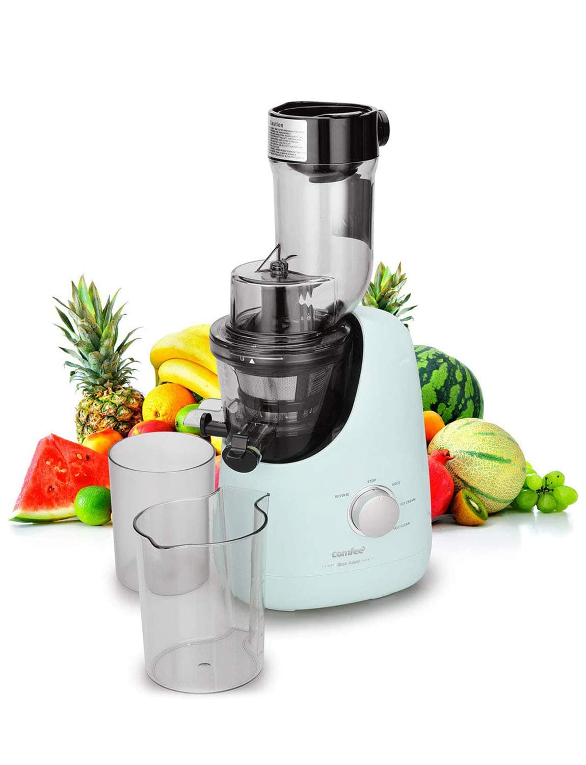 Masticating Juicer and Ice Cream Maker