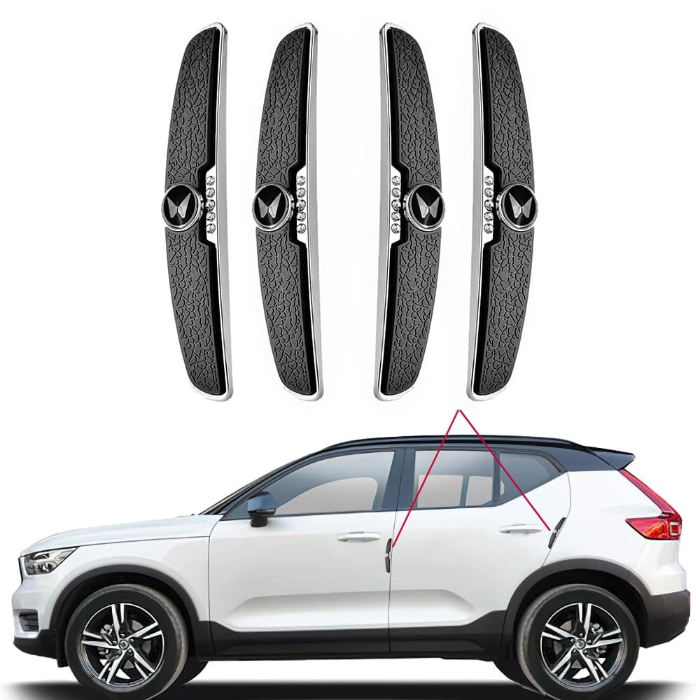 Car Door Edge Protector Rubber Corner Guards Scratch Handle Guard for Scorpio, Thar, XUV 300, XUV 400, XUV 700, XUV 500, Bolero, Marazzo, KUV 100, Xylo, Alturas, Quanto, Verito, XUV 3XO