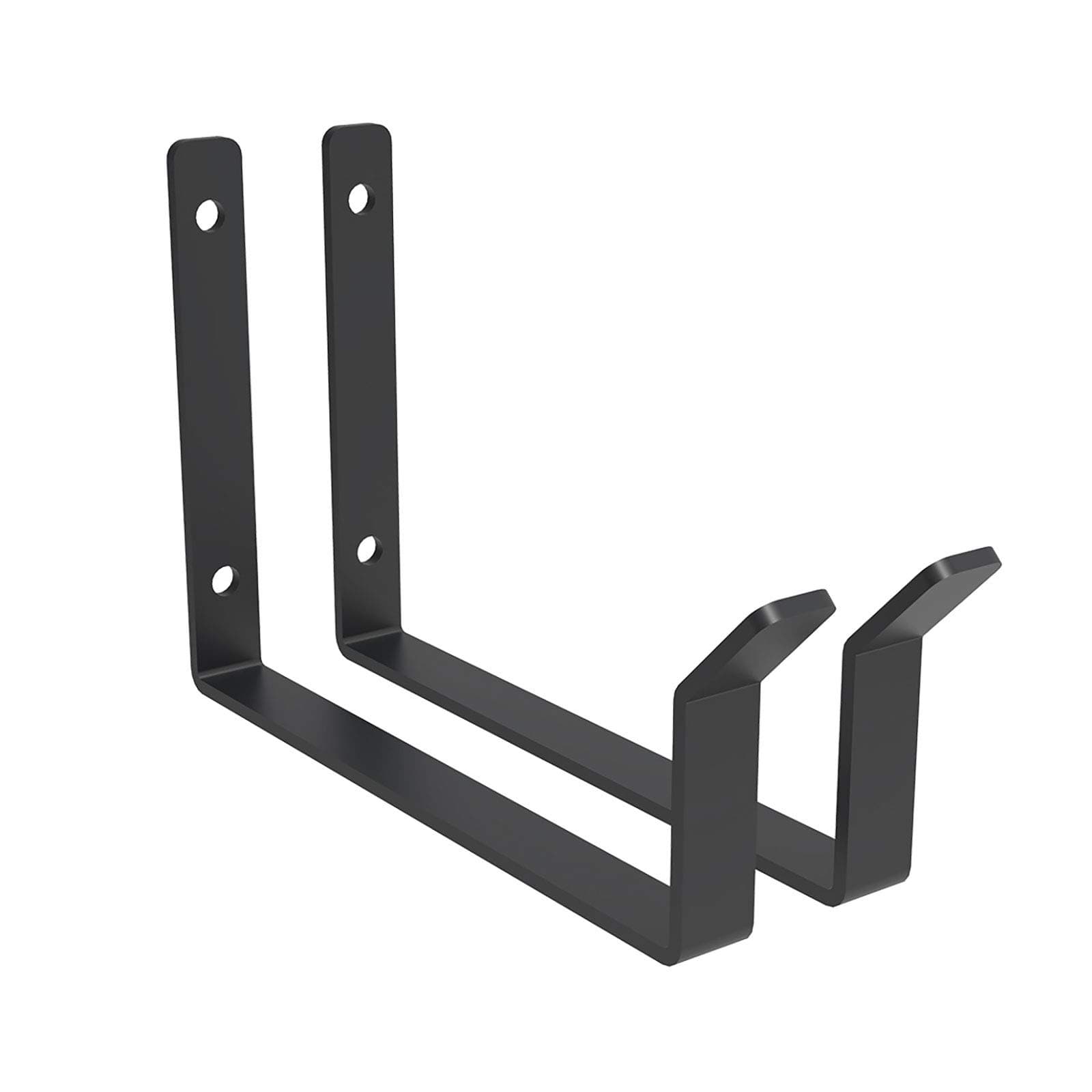 FleximountsAdd-On Storage Hook Accessory for Ceiling Rack, 2-Pack (Utility Hook x 2, Black)