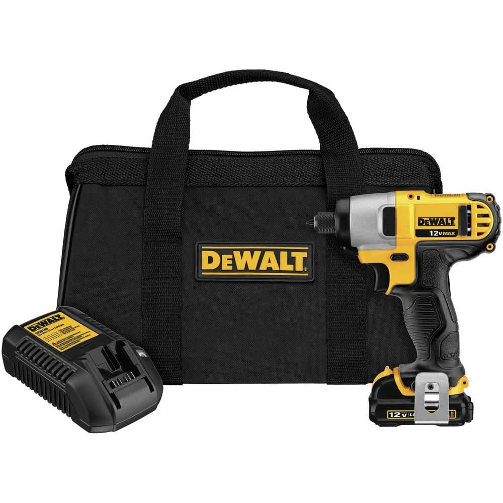 DCF815S1 12V MAX 1/4" Variable Speed Cordless Impact Driver Kit