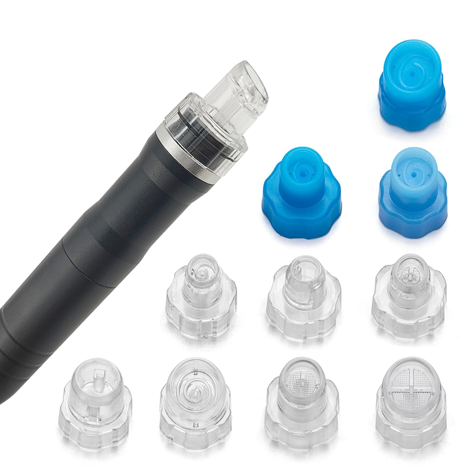 Replacement Tips Vortex Beauty Tips Flat Tips For Water Peel Aqua Peel Parts plastic Or Silicone 10 Pcs Elitzia ETAF133T