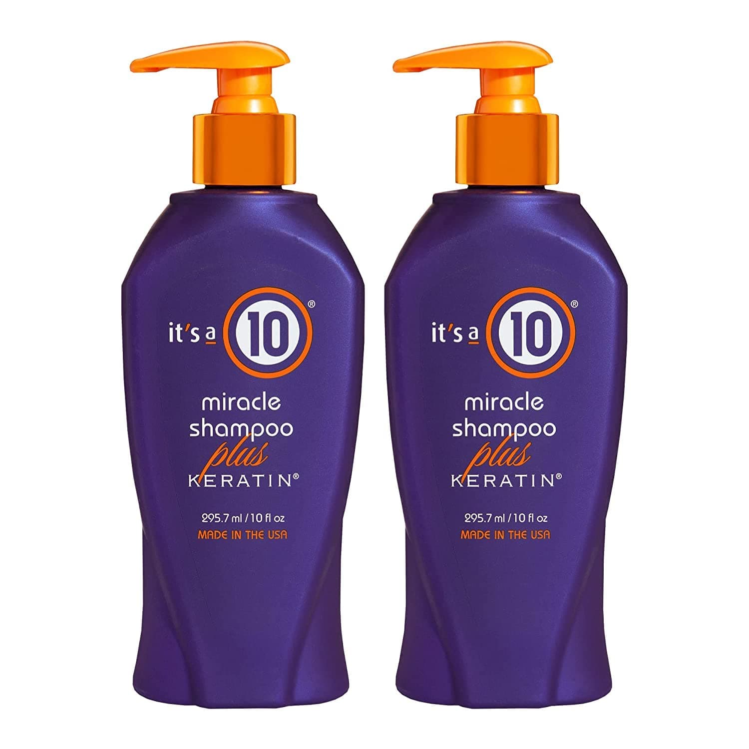 Bundle-2 Items : it's a 10 Miracle Shampoo plus Keratin, 10 Oz (Pack of 2)