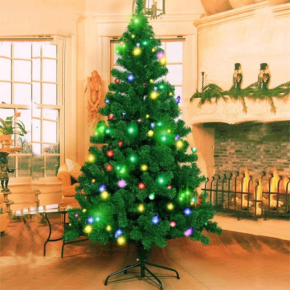 Christmas Tree, 6ft Artificial Christmas Tree with String Lights, Xmas Pine Tree with 1000 Tips,Home Holiday Christmas Decorations