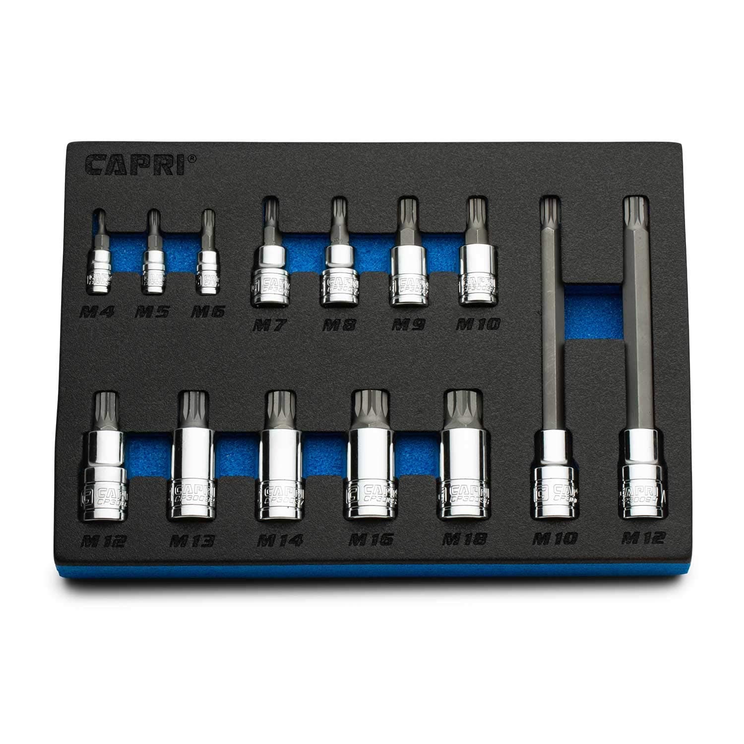 XZN Triple Square Bit Socket Set, 10-Piece (XZN Bit Set/Master)