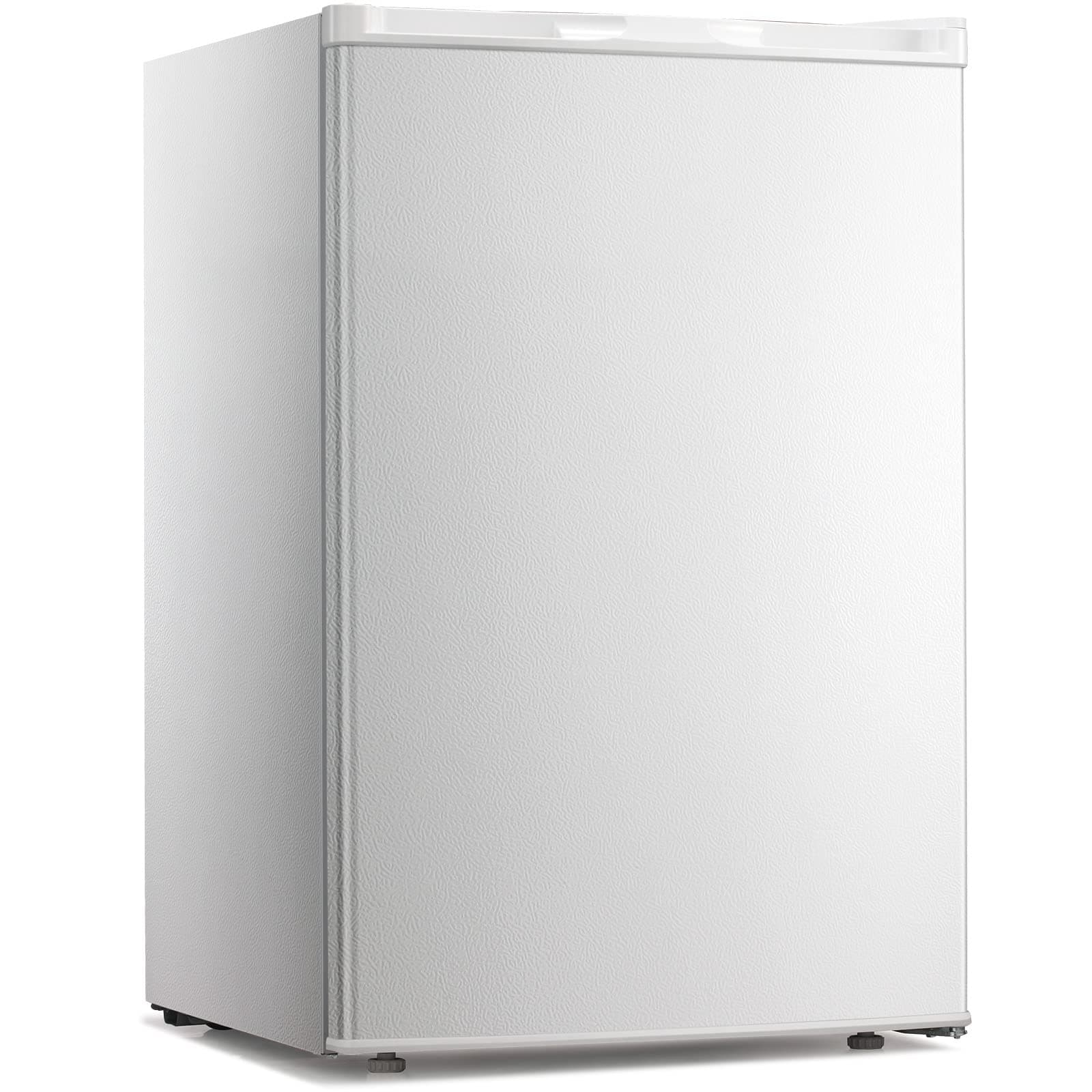 3.0 Cu.ft Compact Upright Freezer with Reversible Single Door,Removable Shelves Mini Freezer with Adjustable Thermostat for Home/Kitchen/Office (3.0 Cu.ft, White)
