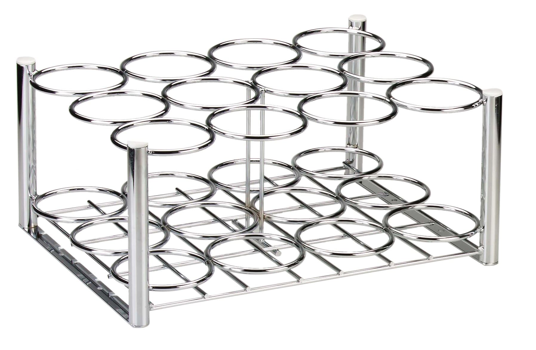 Drive Medical 18112 Deluxe Oxygen Cylinder Rack, Chrome