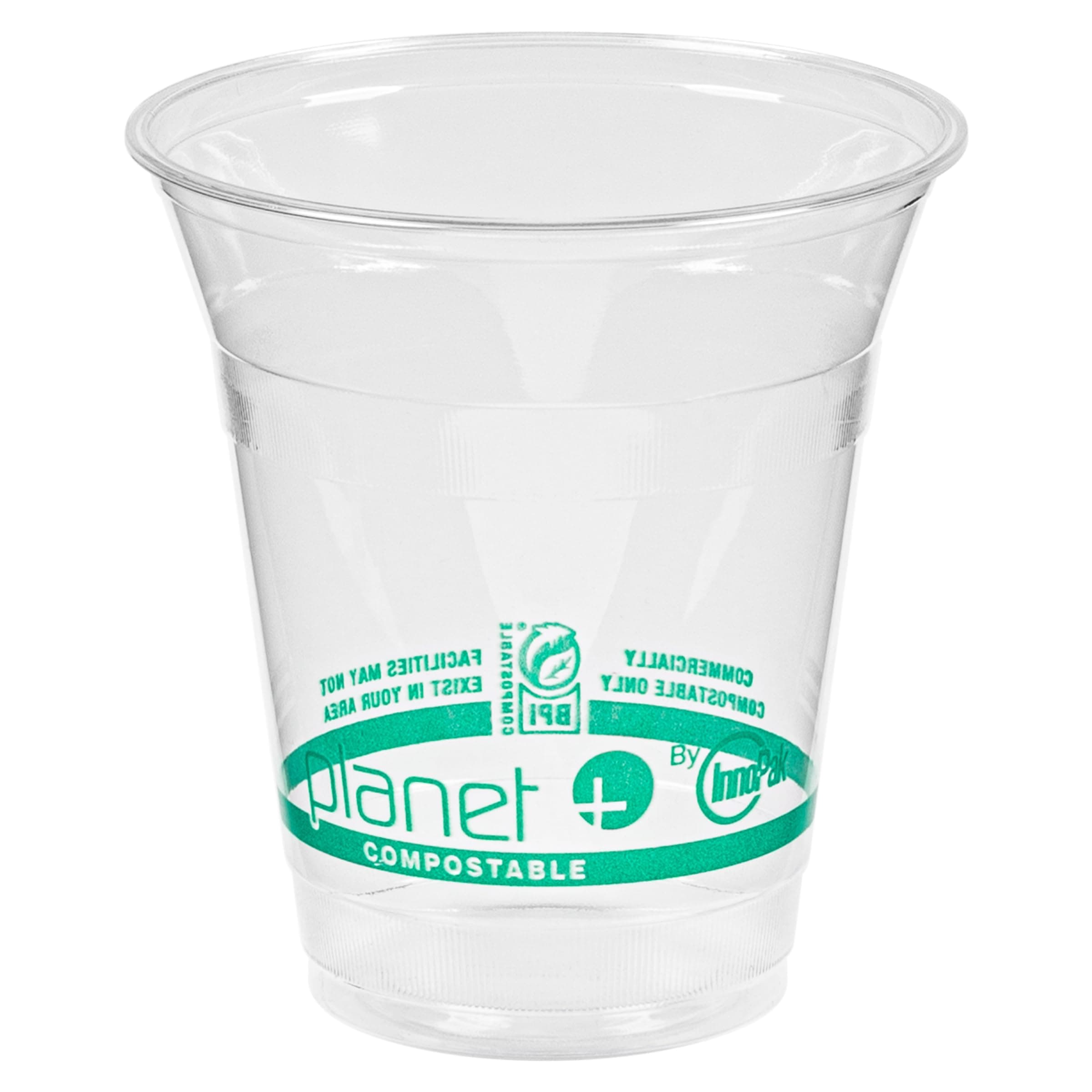 Planet+ 100% Compostable PLA Clear Cold Cup, 12-Ounce, (Pack of 1000)
