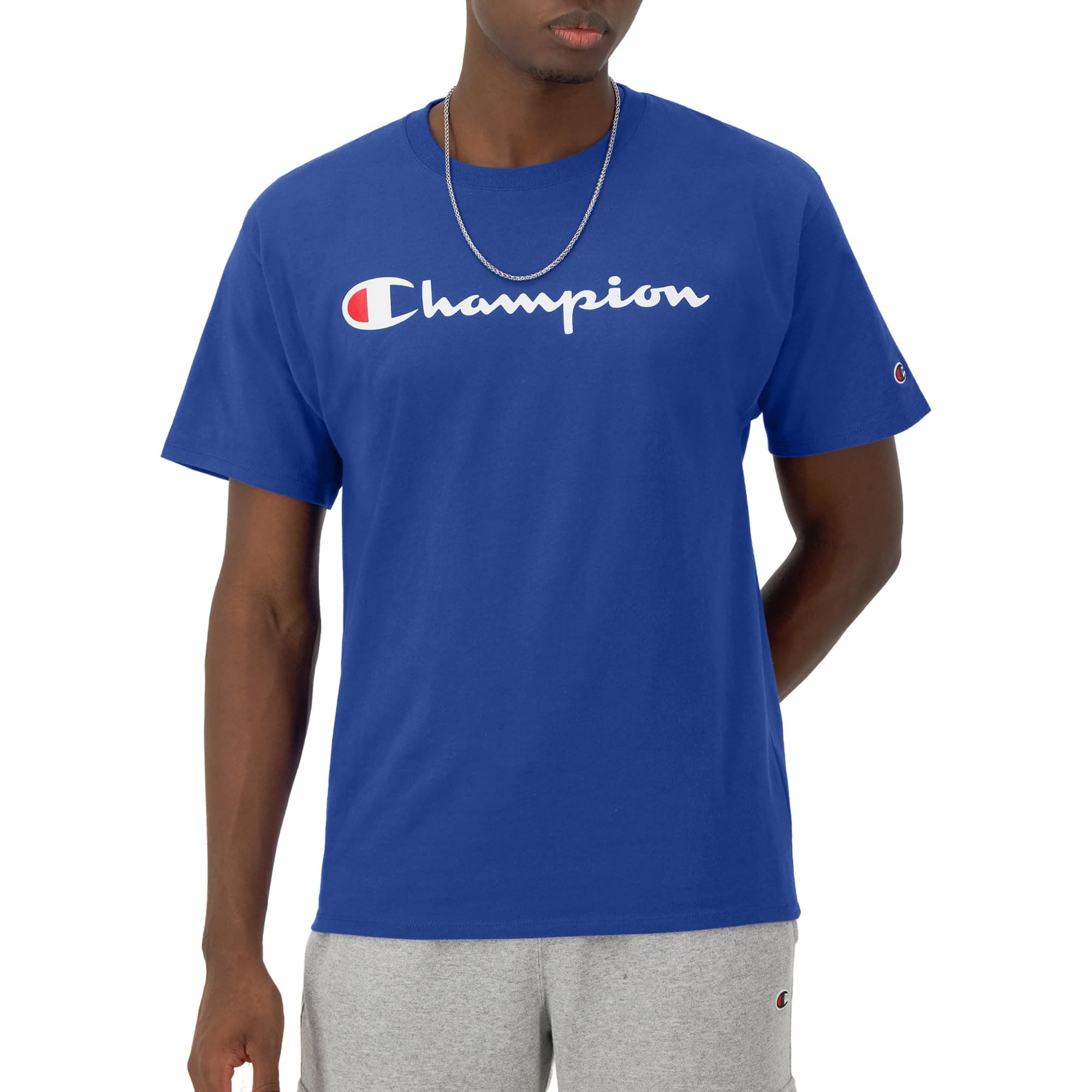 Champion Men Classic Jersey Script T-shirt