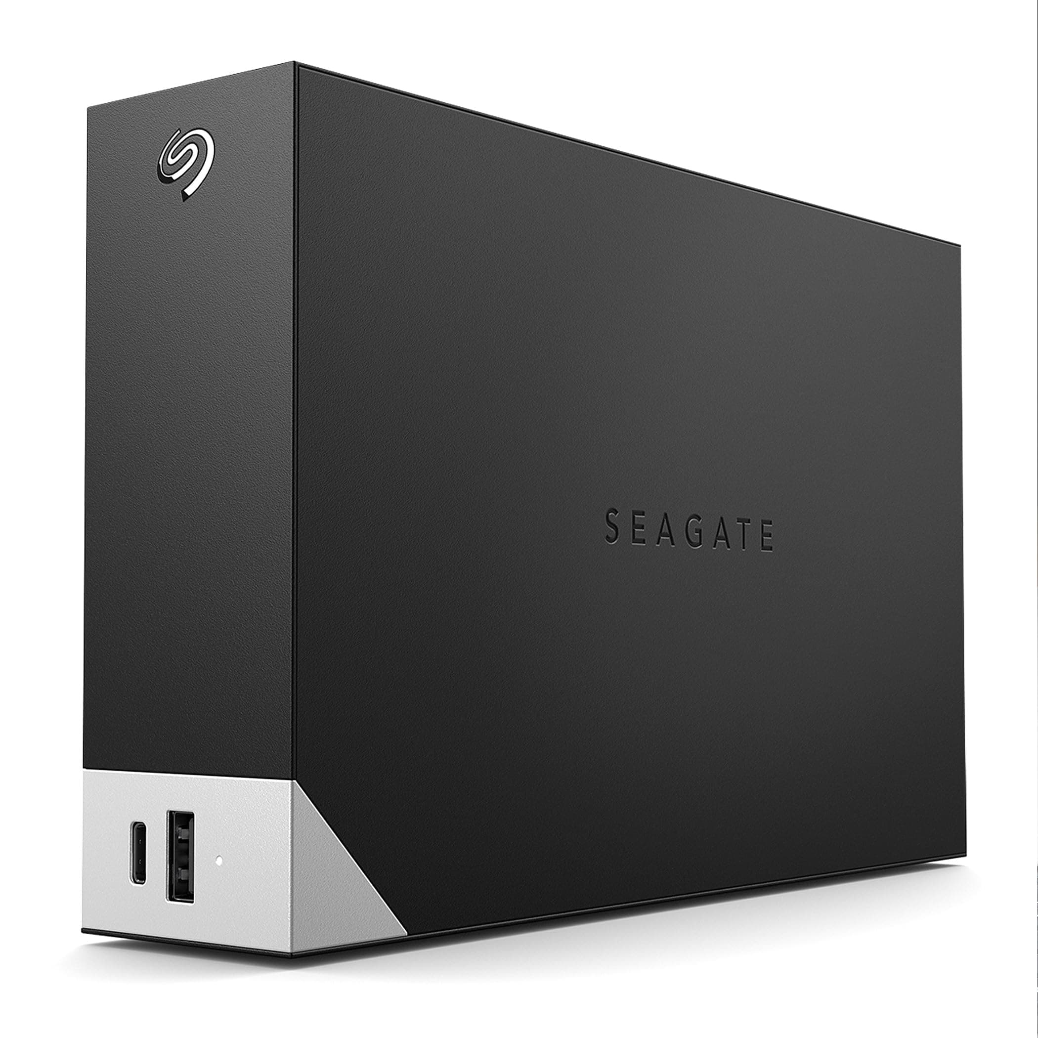 Seagate One Touch Hub 4TB Desktop External HDD – USB-C & USB 3.0 Port, with 3 yr Data Recovery Services, for Computer PC Laptop Mac, 6 Month Mylio Create (STLC4000400), Black
