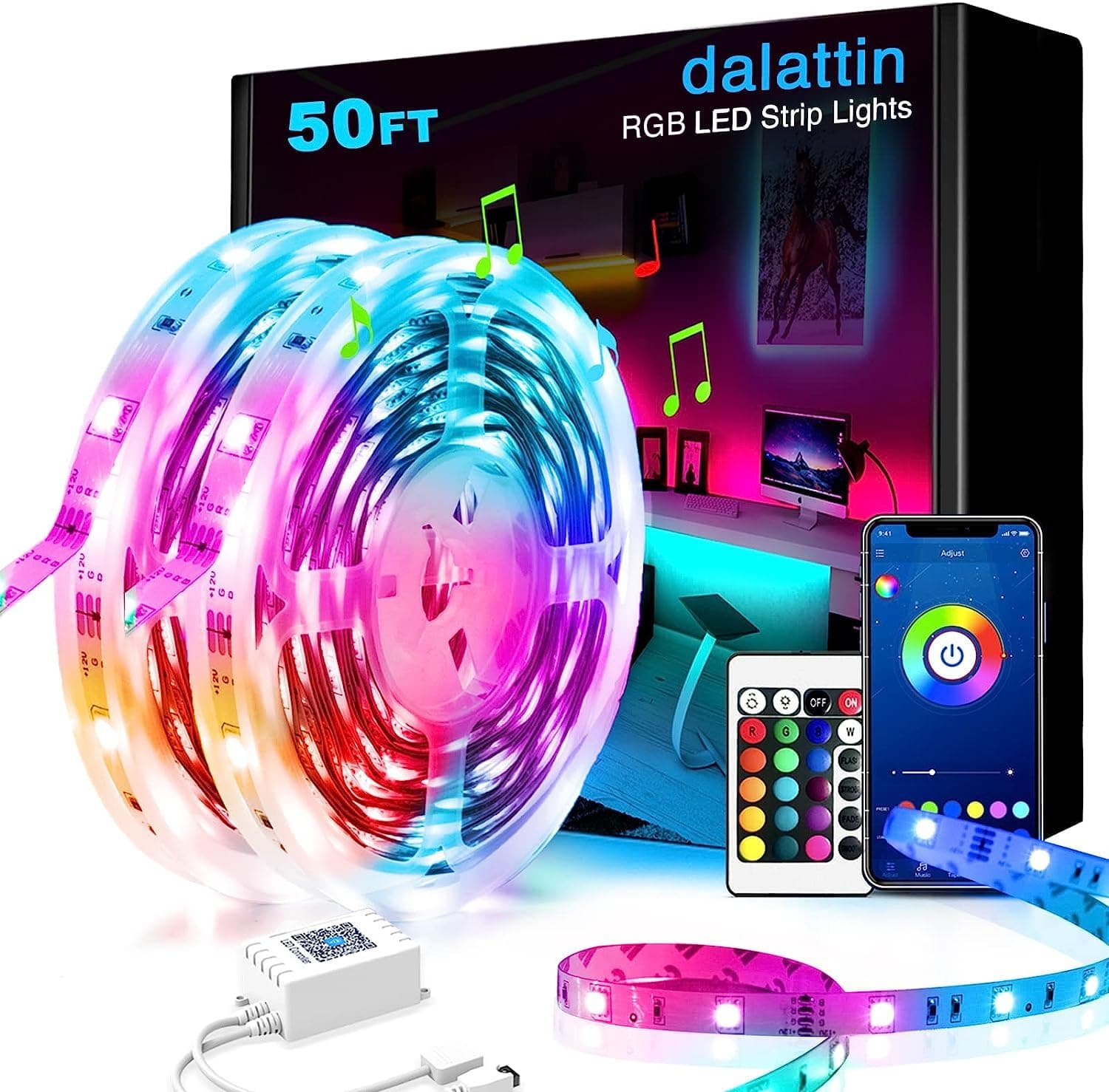 Bluetooth 50 feet Led Strip Lights