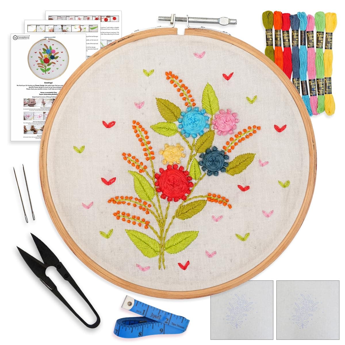 Embroiderymaterial Beginners Kit