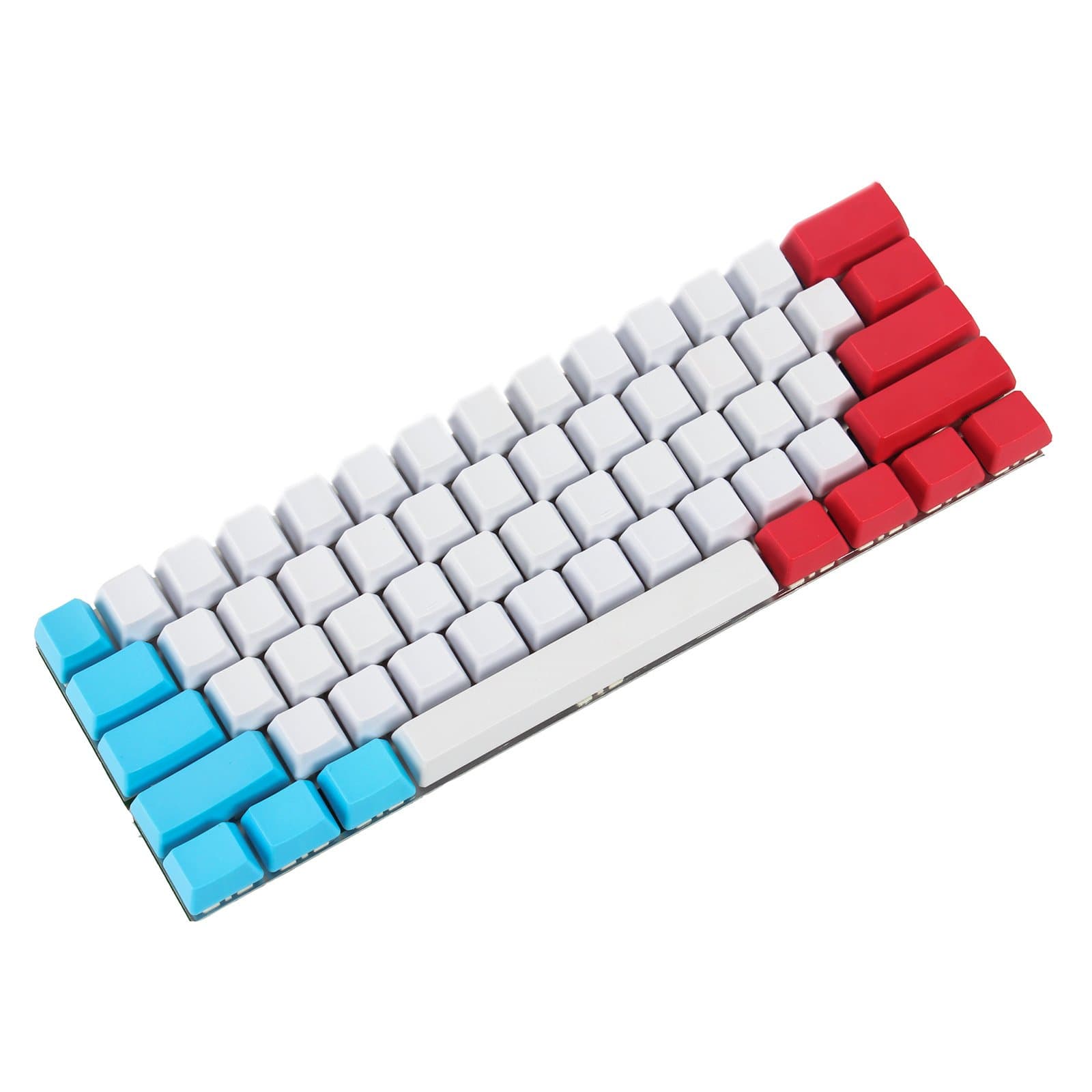 YMDK Customized 61 ANSI Keyset OEM Profile Thick PBT Keycap set For Cherry MX Switches Mechanical Gaming Keyboard (Blank)