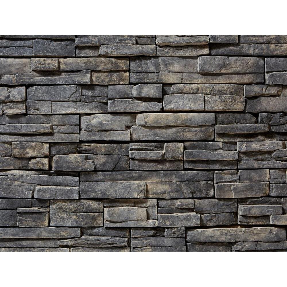 ClipStone Prostack Ash Corners 26-3/4 in. x 16 in. 6 lin. ft. Manufactured Stone (18-Piece per Carton)