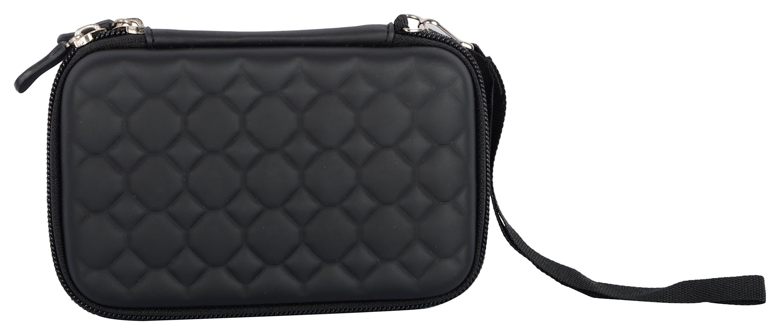 Technotech Hddcase_2 Ultra HDD Hard Case /Cover /Pouch with Shockproof Lining for 2.5 inch Compat Portable Hard Drive - Black (WD My Passport Ultra, Seagate Backup Plus, Transcend StoreJet, Toshiba Canvio, Sony)