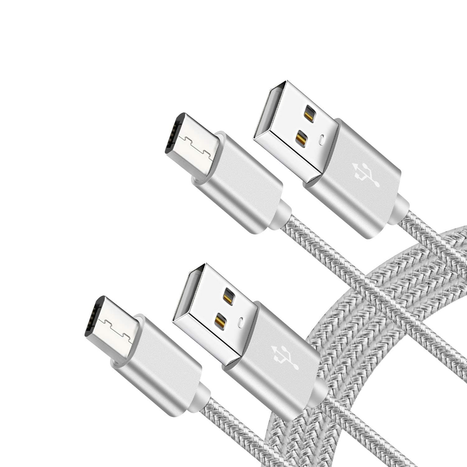 Micro Usb Charging Cable 2M 2M,Charger Cable For Amazon kindle Fire HD 7 8 10 Tablet,Samsung Galaxy A10 A03 A7 2018/J3 J5 J7,Huawei P Smart 2019,P10 Lite/P9 Lite/P8 Lite,2.4A Fast Charge Lead Cord