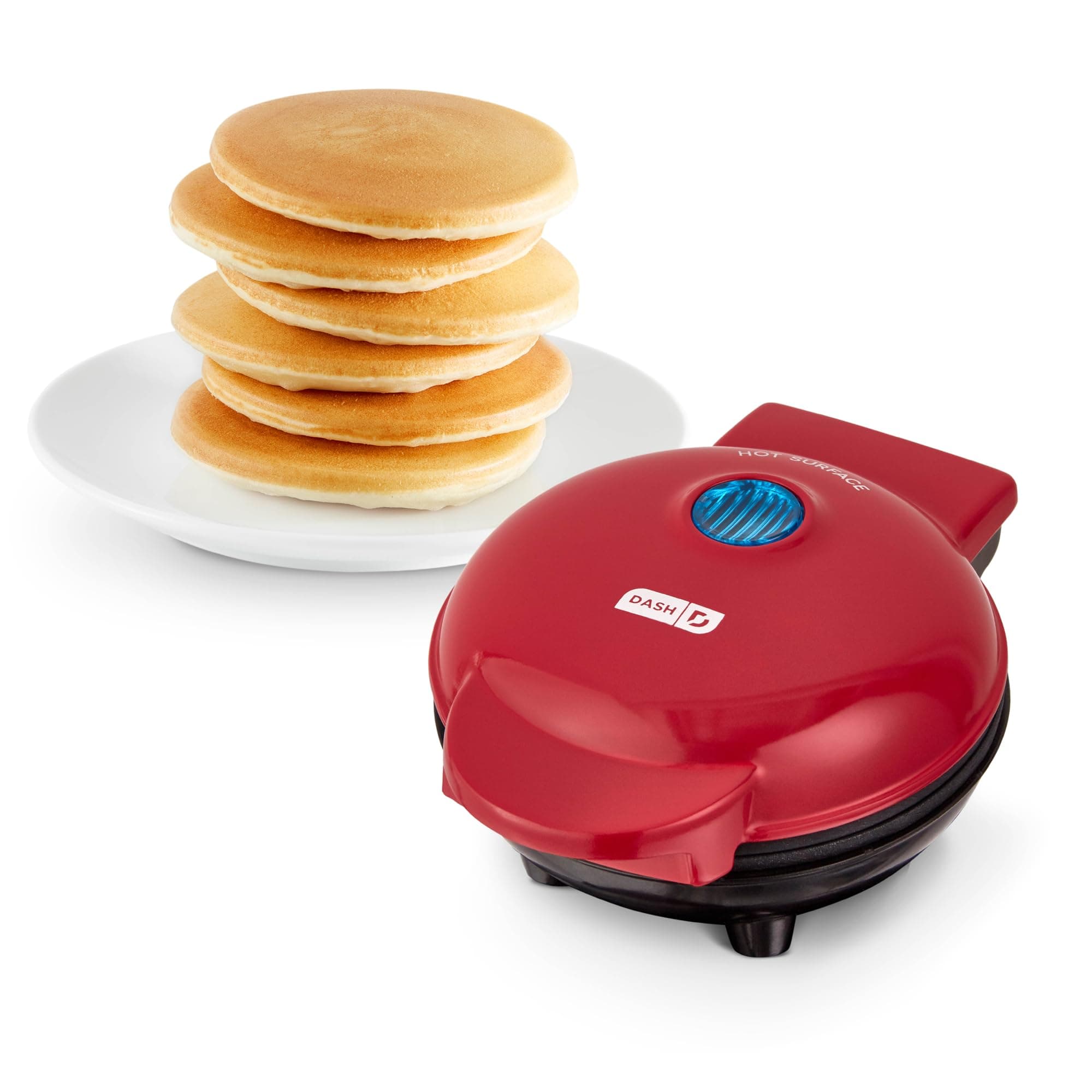 Dms001Rd Mini Maker-Griddle,Red,350 Watts,5x6x2.8 In,Pack of 1