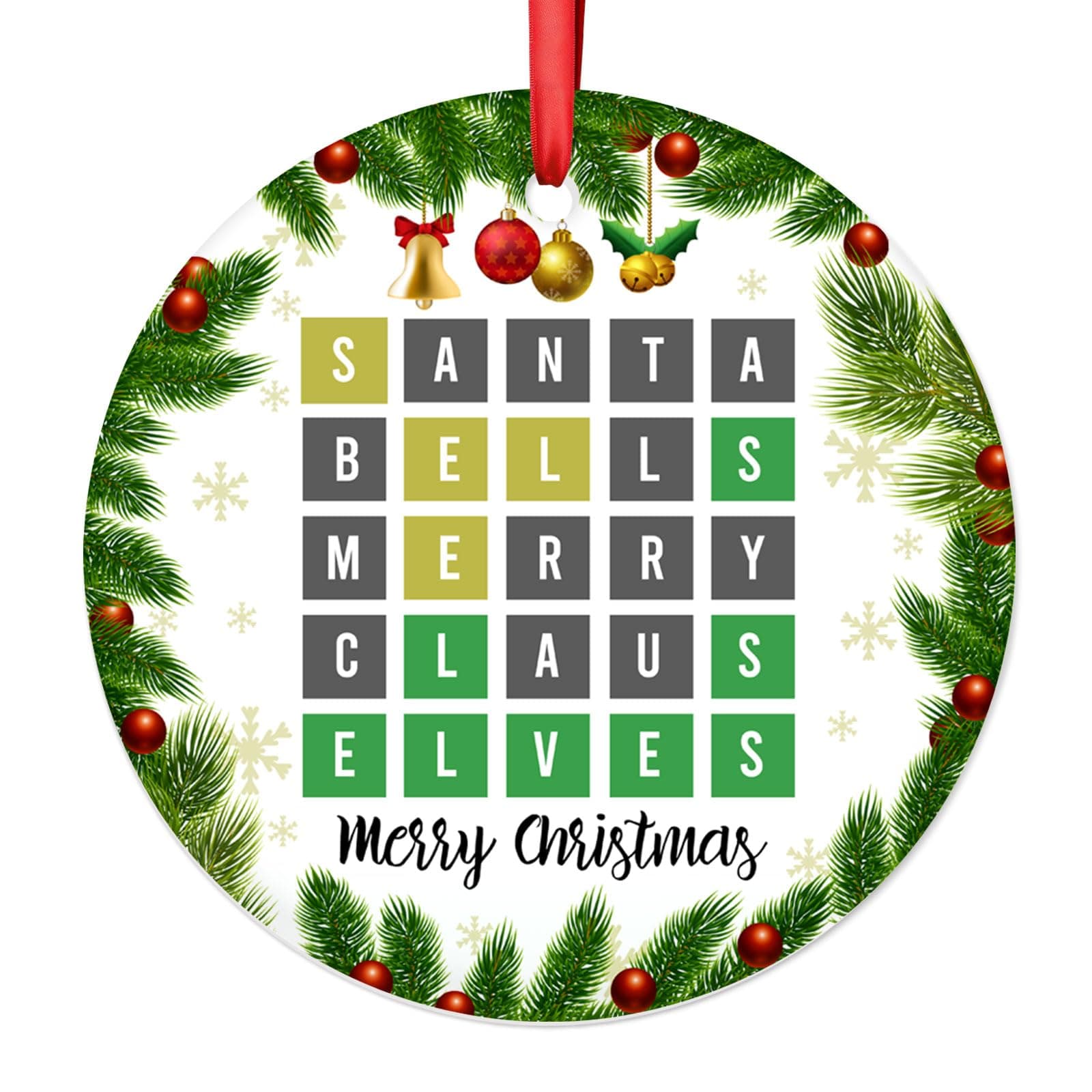 Wordle Ornament