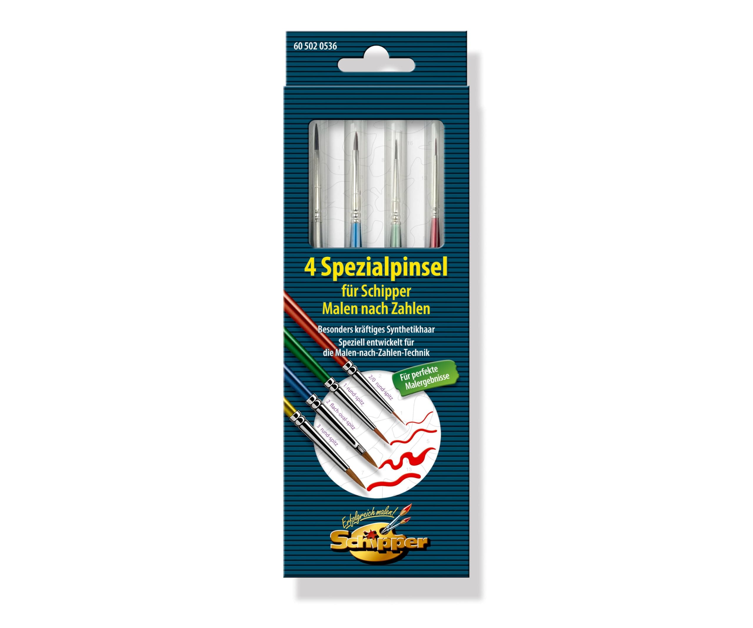 605020536 4 Paint Brushes