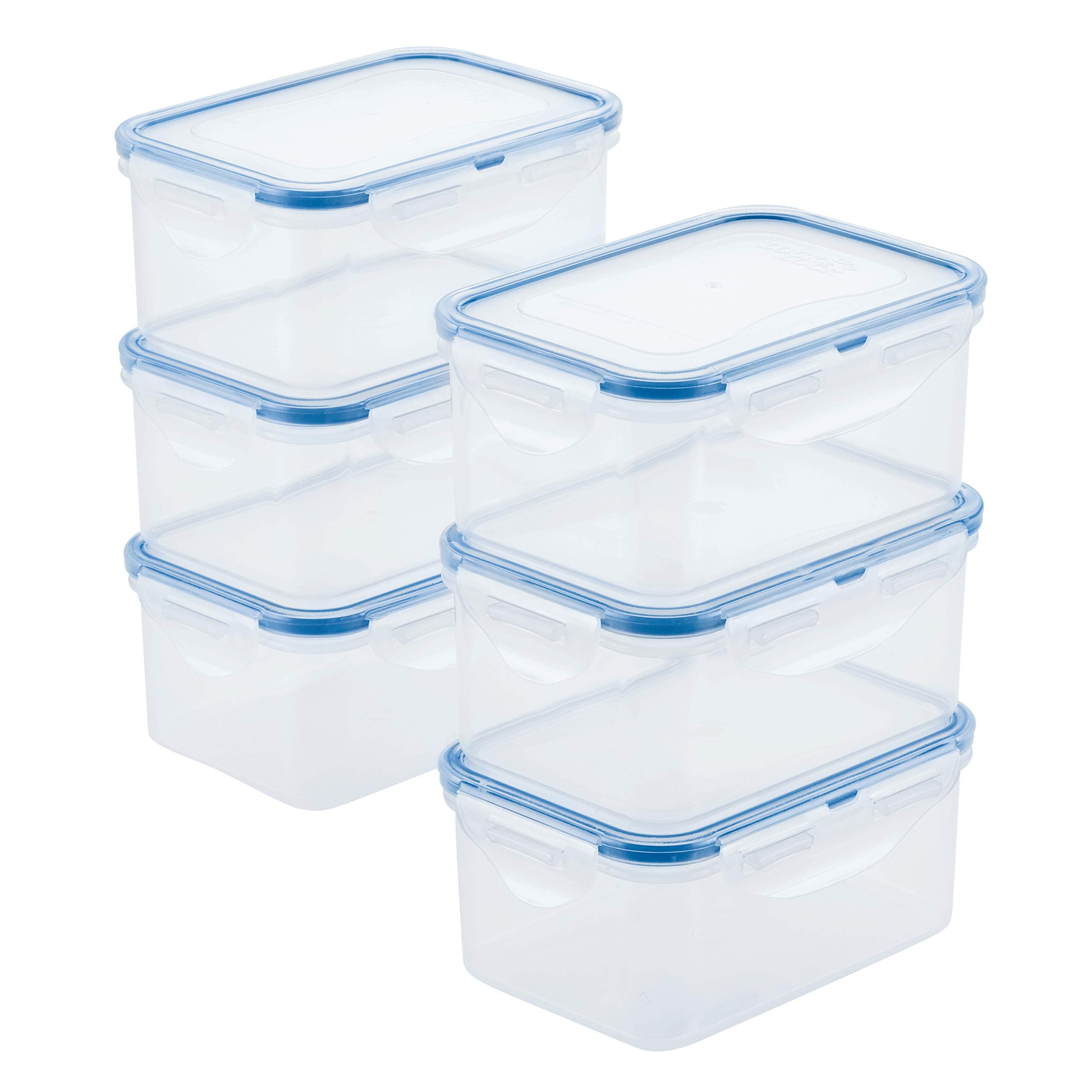 Easy Essentials Storage Food Storage Container Set/Food Storage Bin Set, Clear, 20 Oz (Pack of 6)