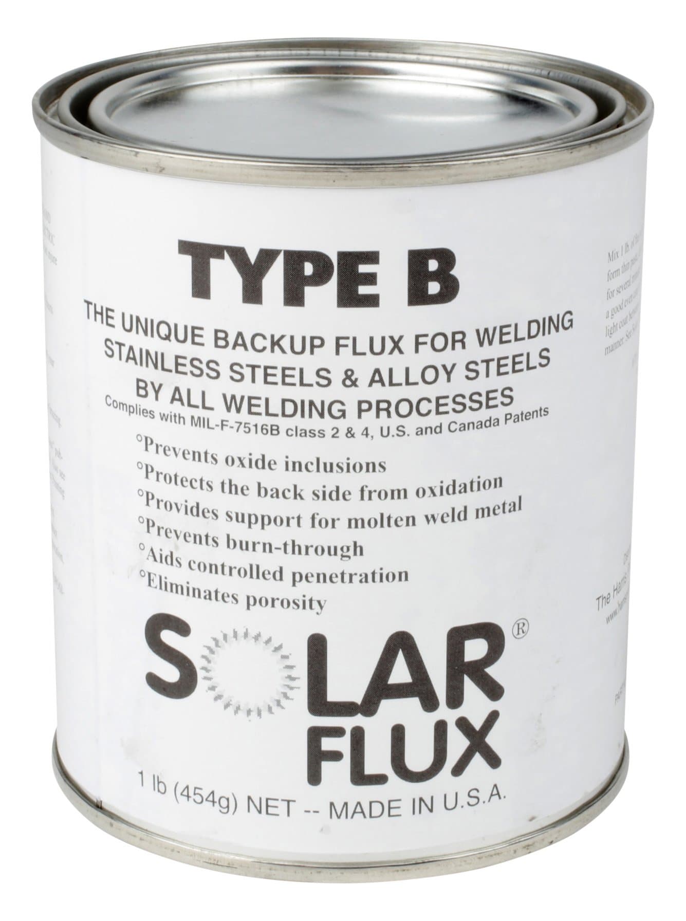 1 Lb Solar Flux Type B