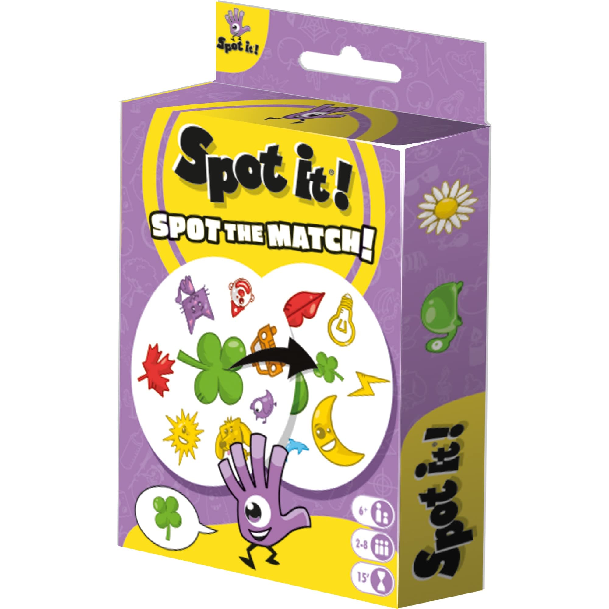 Spot It! Classic (Pocket) - Fast-Paced Observation and Matching Game for The Whole Family! Convenient for Travel, Great Gift for Kids, Ages 6+, 2-8 Players, 15 Minute Playtime