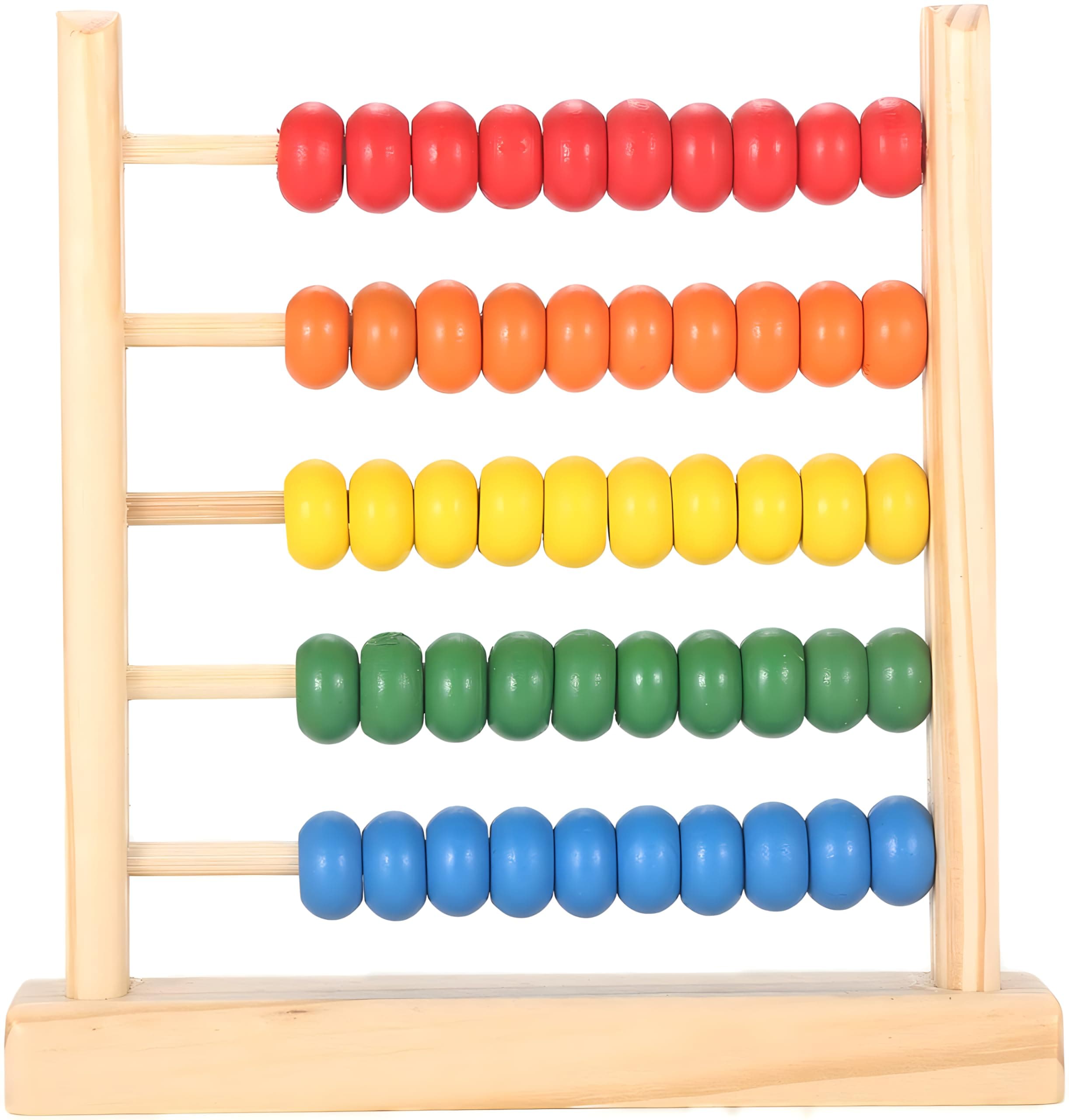 Miniature Counting Frame,5 Rows,Learning Mathematics Abacus