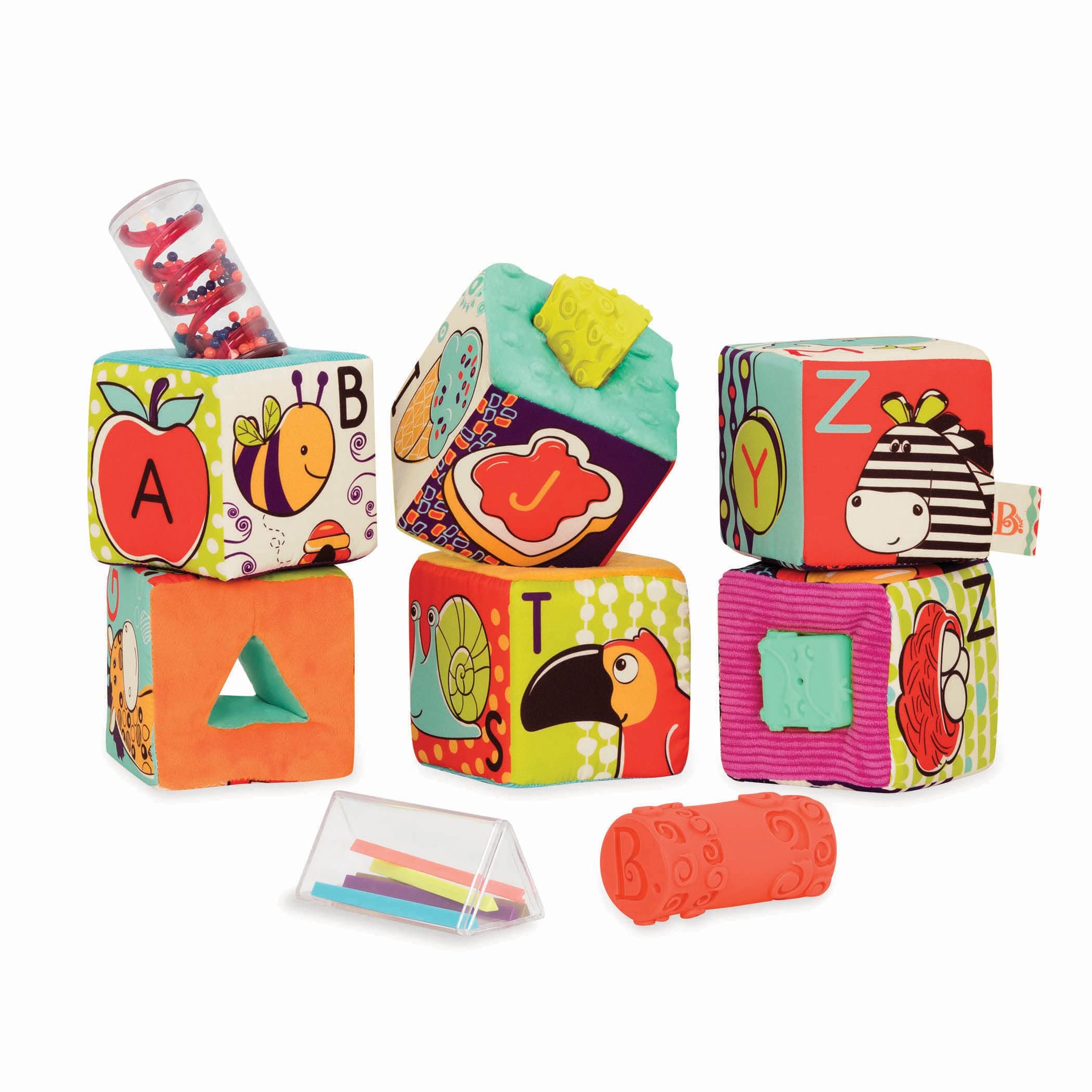 aBc Block Party Soft Alphabet Blocks & Inserts