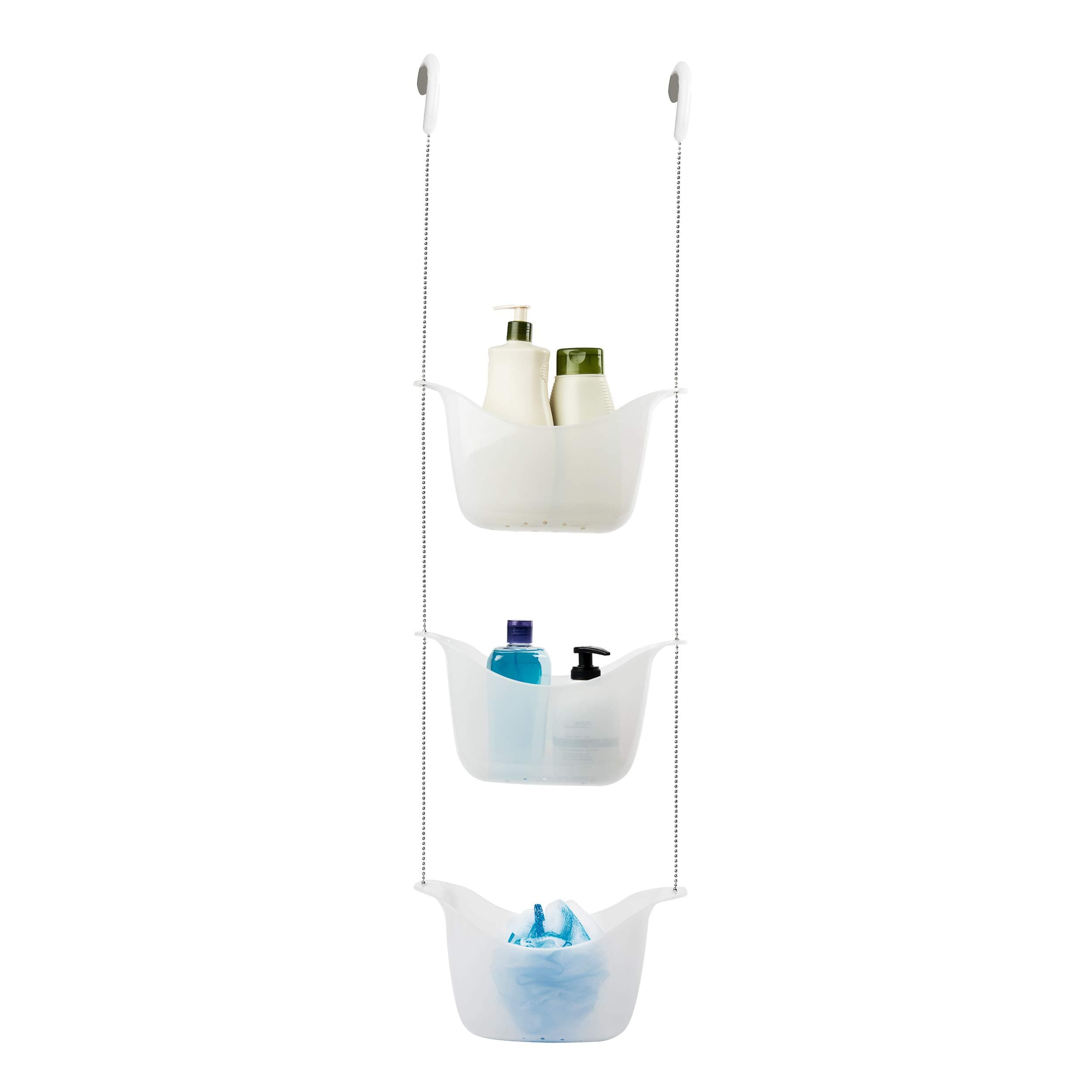 Umbra Bask White Three Tier Shower Caddy