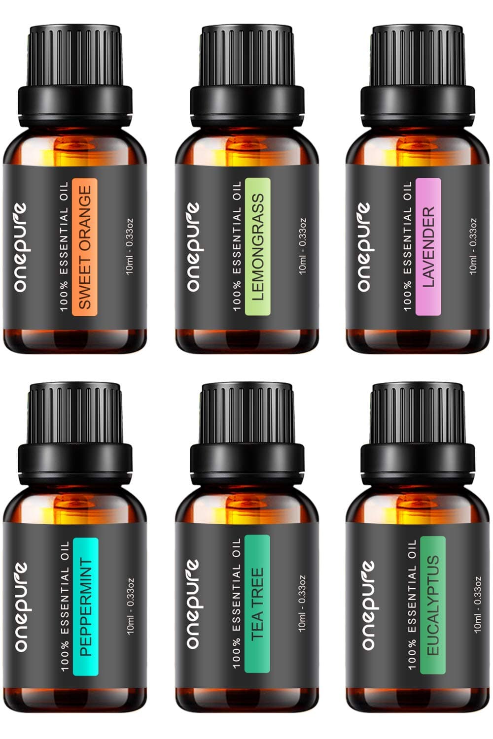 Onepure 6 Bottles Essential Oils Gift Set