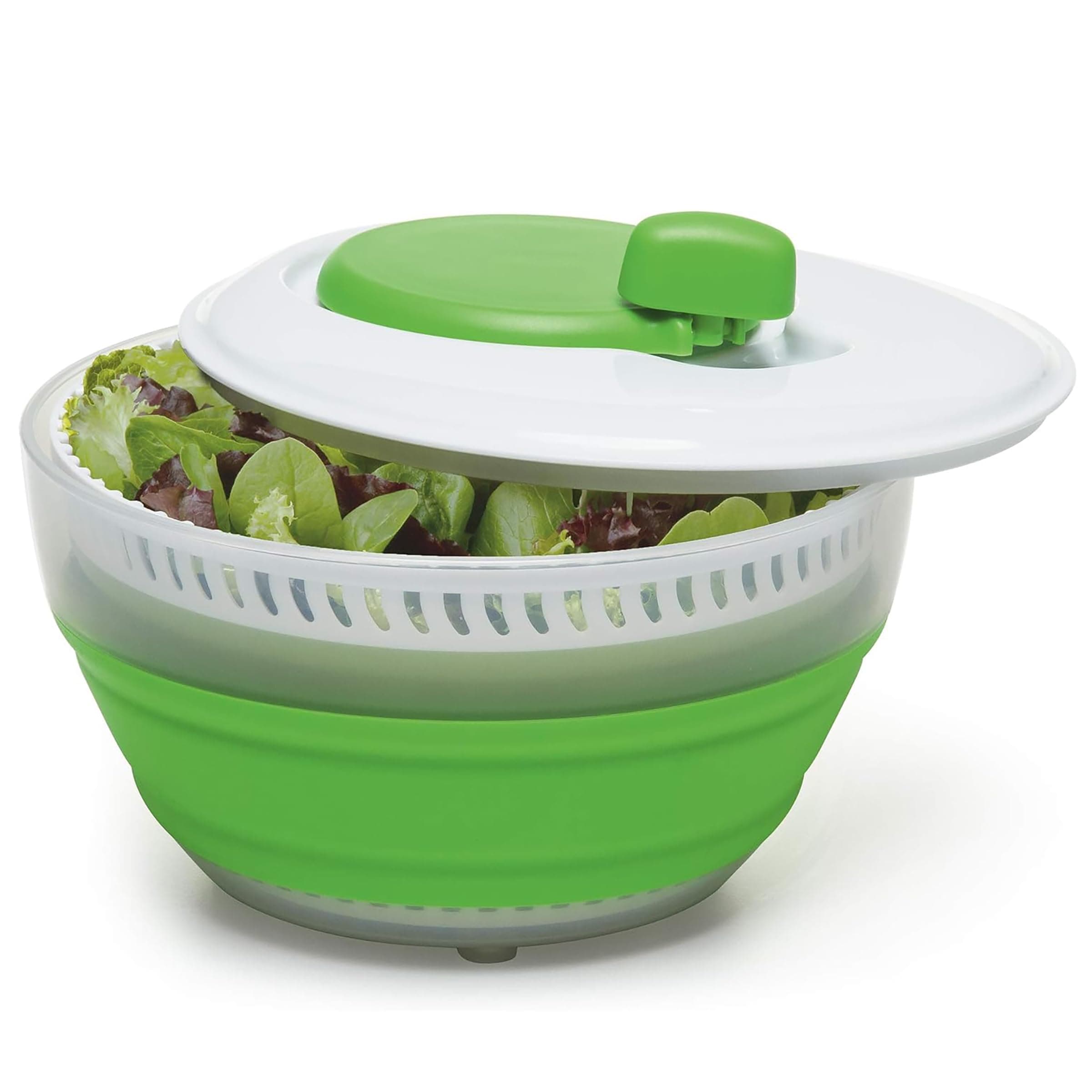 Small Collapsible Salad Spinner - half the size without compromising on features
