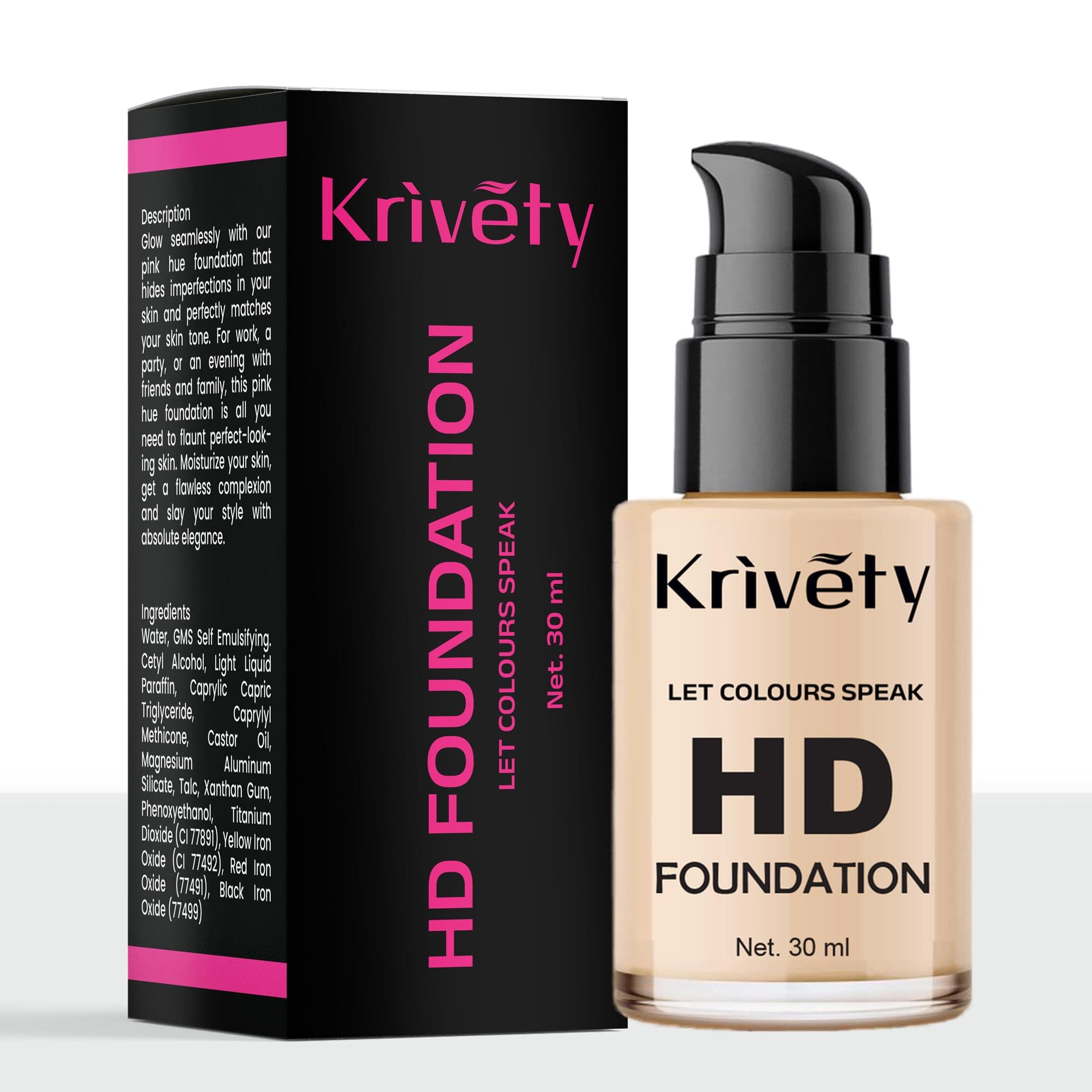 Liquid Foundation, Matte & Poreless, Full Coverage Blendable Normal to Oily Skin, Fit Me, Natural Beige, 30ml