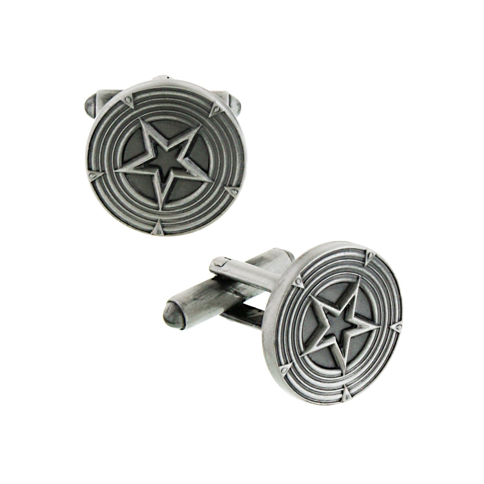 MarvelComics Captain America Silver Shield Cuff Links
