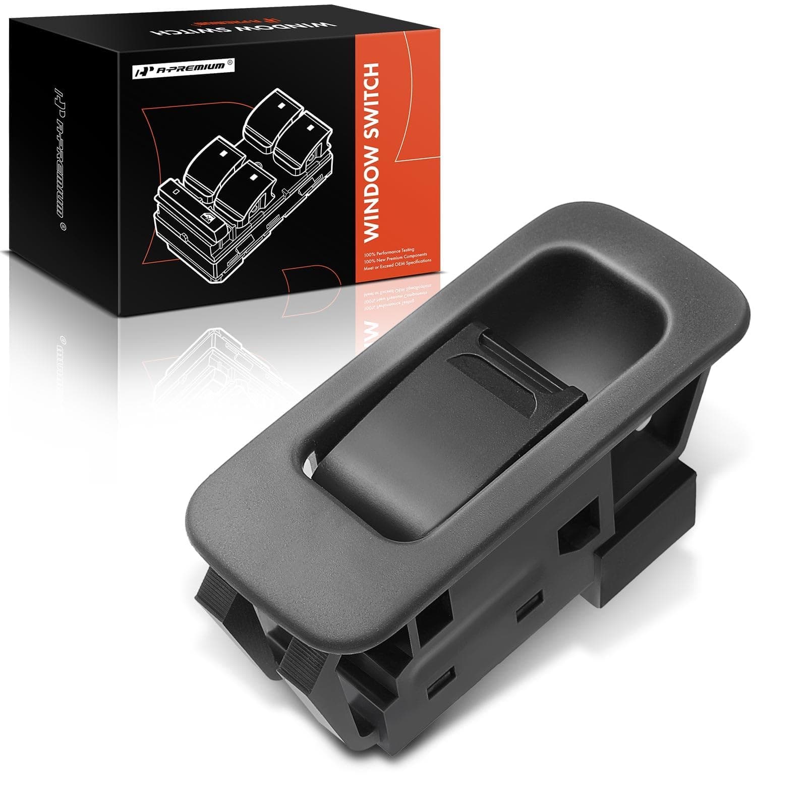 Front Right or Rear Power Window Switch Compatible with Chevrolet Tracker & Suzuki Vitara 1999-2004, XL-7 2002, Grand Vitara 1999-2002, Sport Utility, Replace# 3799575F00, 3799575F00T01