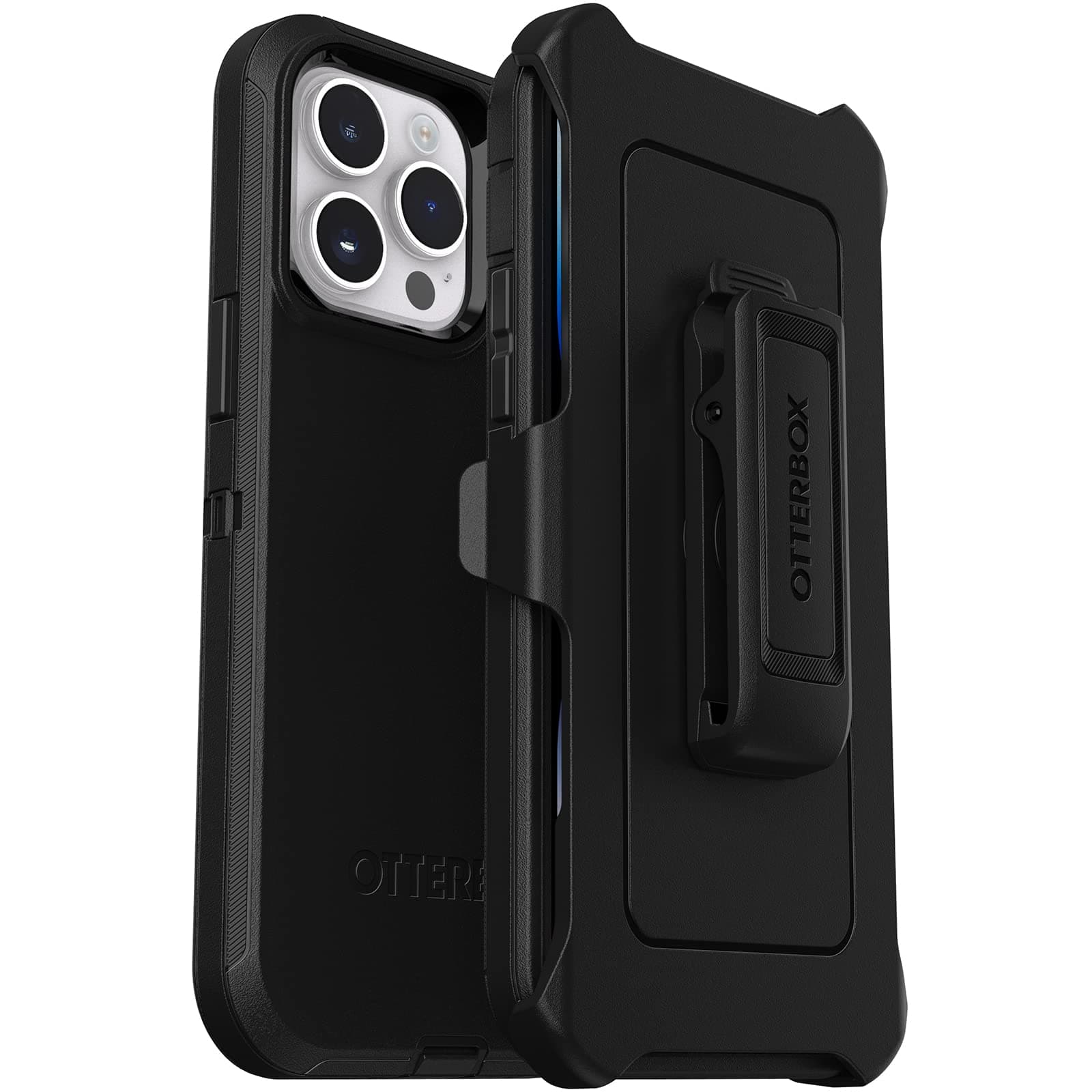 Polycarbonate Defender Series Screenless Edition For Iphone 14 Pro Max (Only)-Black,Basic Case