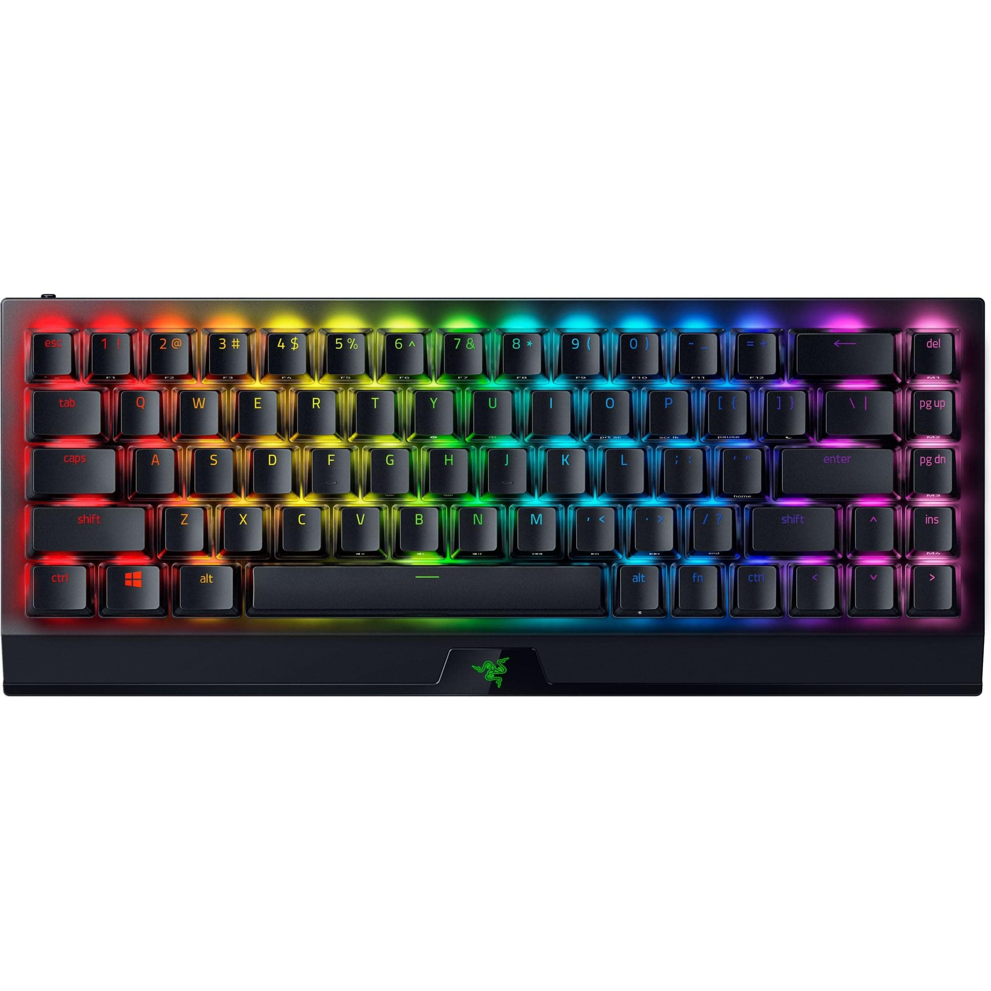 Razer BlackWidow V3 Mini HyperSpeed - Phantom Pudding Edition - Wireless Mechanical Gaming Keyboard (Yellow Switch) 65% size.