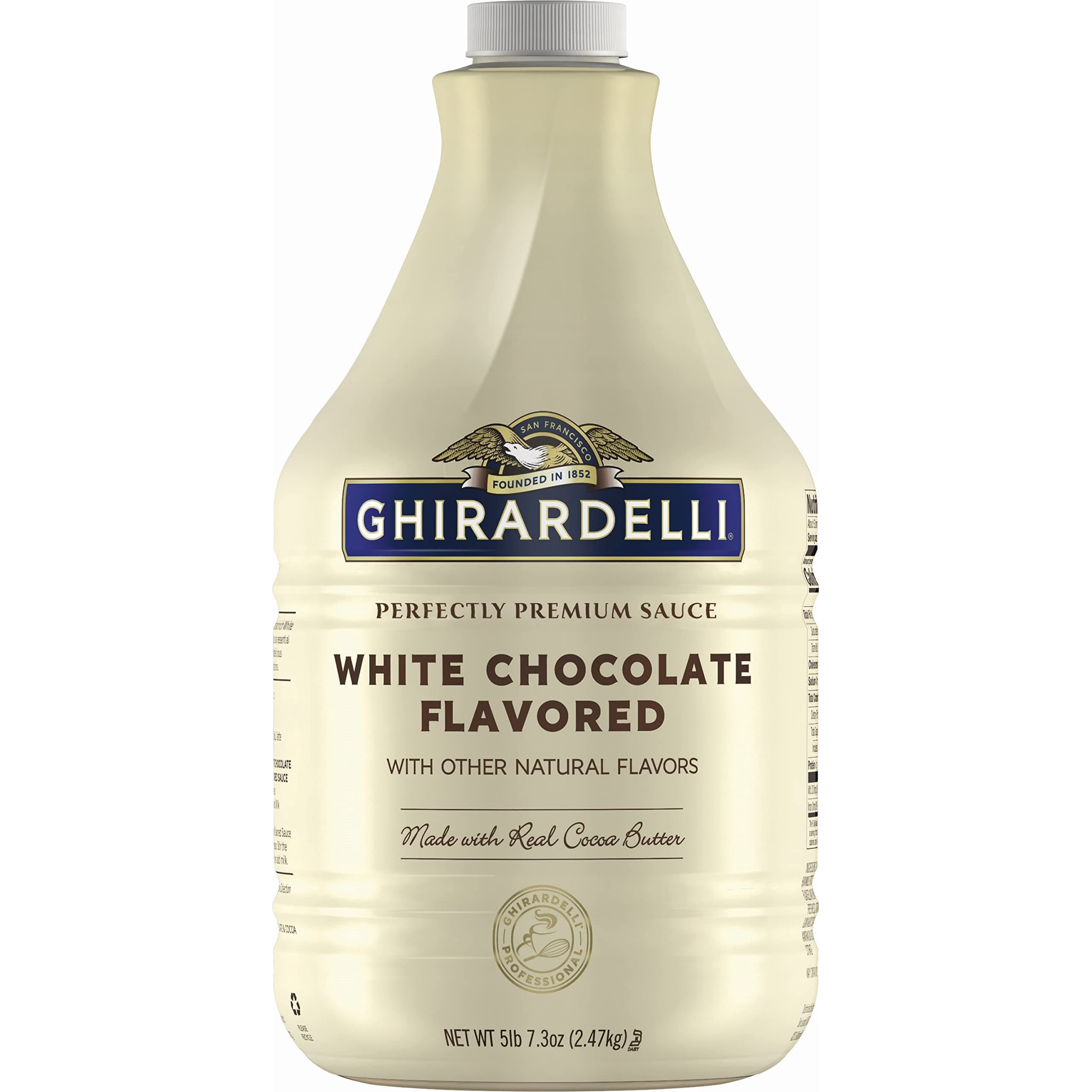 Ghirardelli White Chocolate Flavored Sauce (87.3oz)