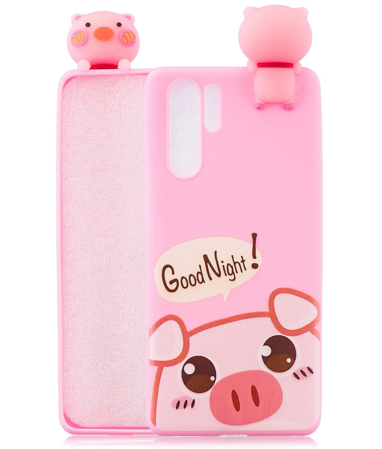 Cases for Galaxy Note 10 Plus Case, Samsung Note 10+ 5G Silicone 3D Cute Cartoon Soft TPU Slim Fit Bumper Protective Gel Cover Case Compatible with Samsung Galaxy Note 10 Plus 5G Print Pig