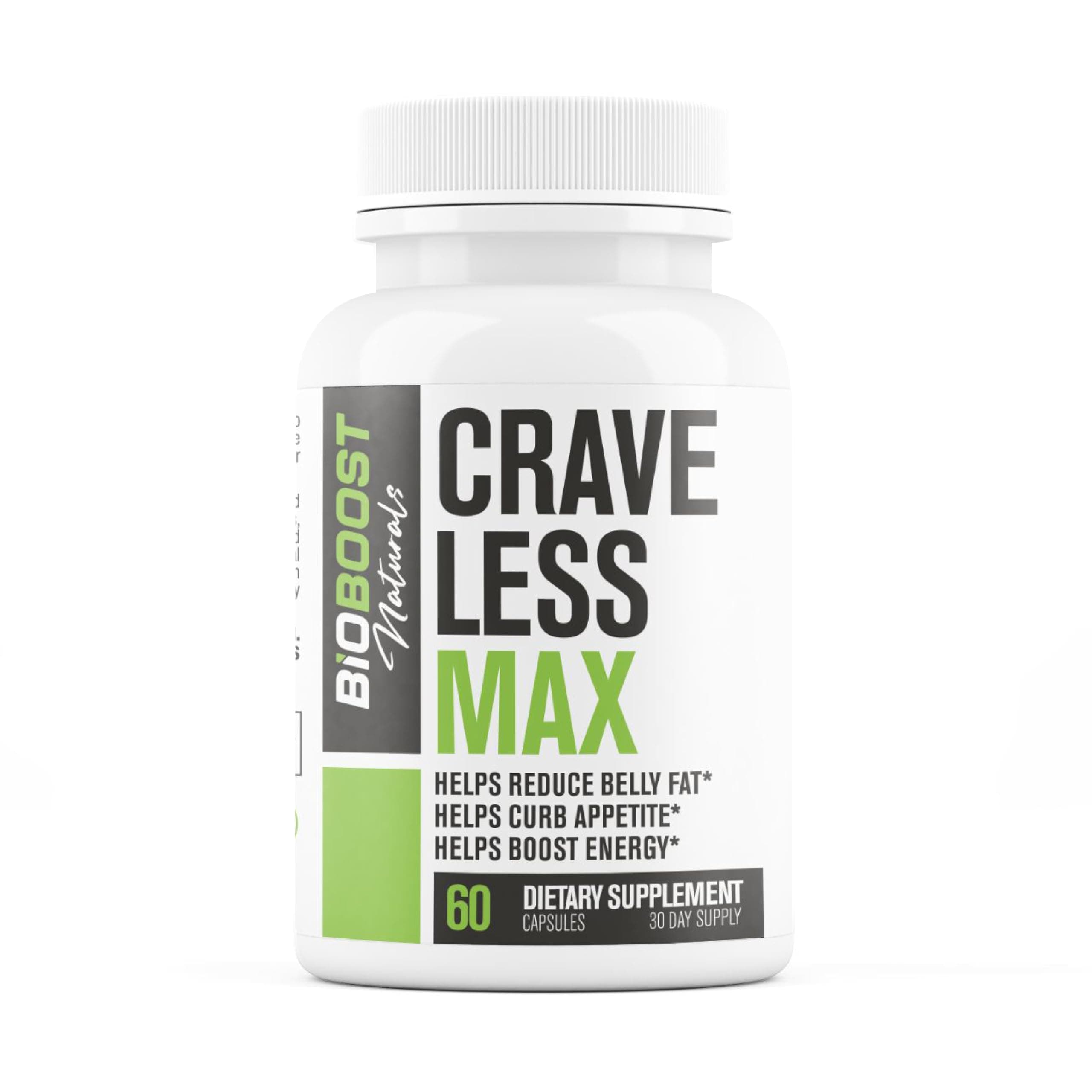Crave Less MAX | Supports GLP-1 Pathway Function | Weight Loss Pills for Women | Fat Burner to Boost Metabolism, Carb Blocker | 7 Backed Ingredients | 3rd Party Tested - 60 Pills for Adults