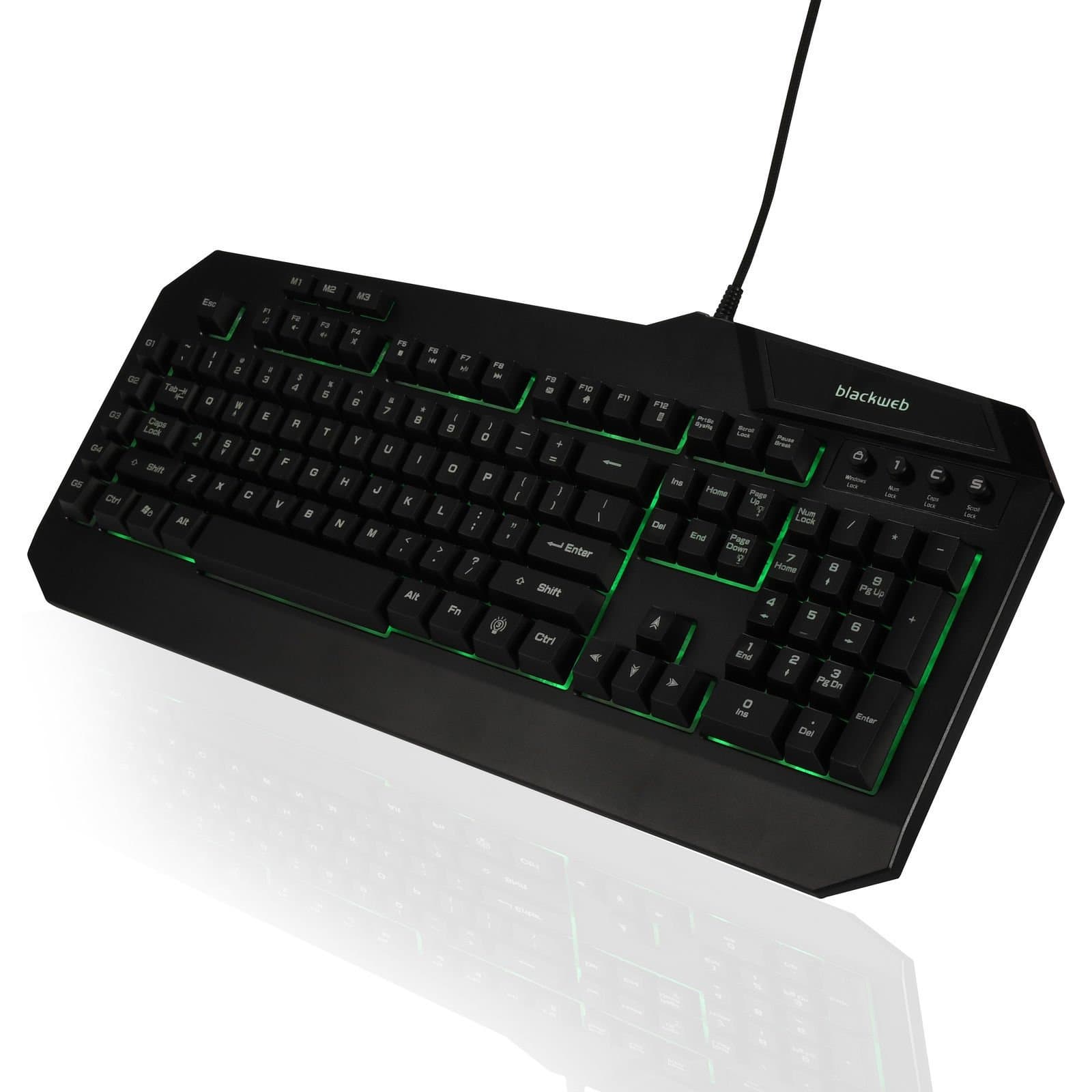 Blackweb BWA17HO004 Centaur Gaming Keyboard with Interchangeable Backlight