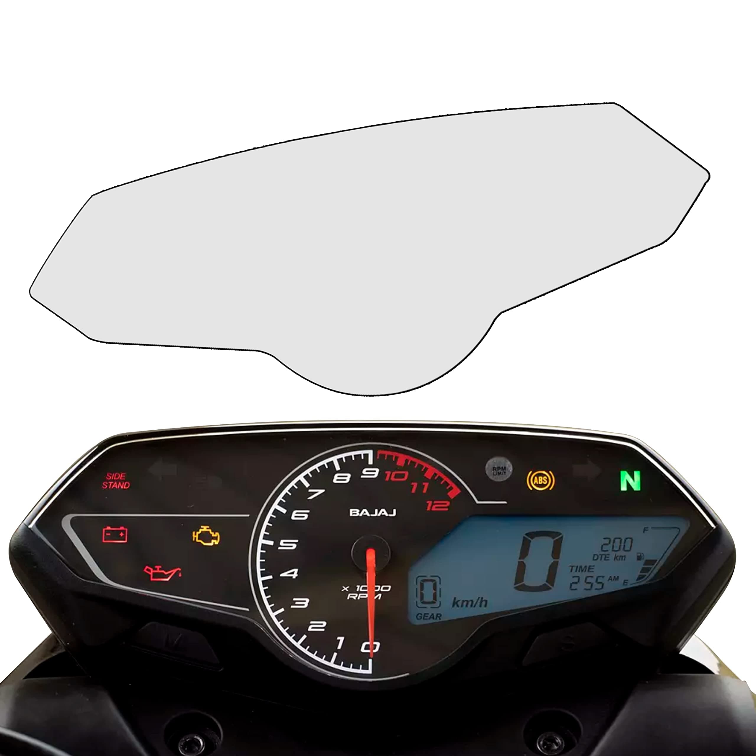 NIKAVI SMSG38 Speedo Meter Screen Protector Scratch Guard Compatible for – Bajaj Pulsar N160 / F250 / N250