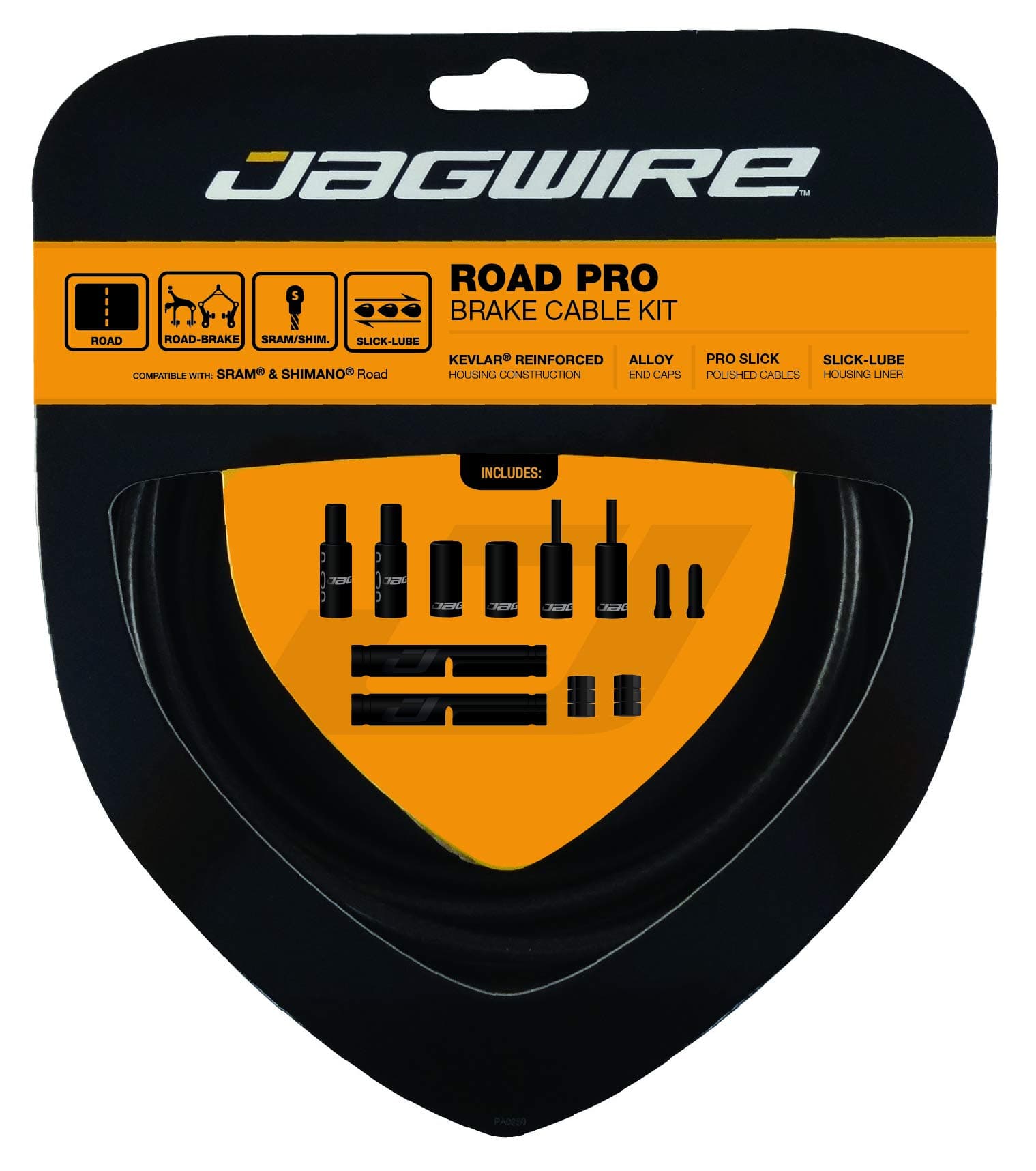 Jagwire Road Pro Complete Brake Cable Kit - Stealth Black