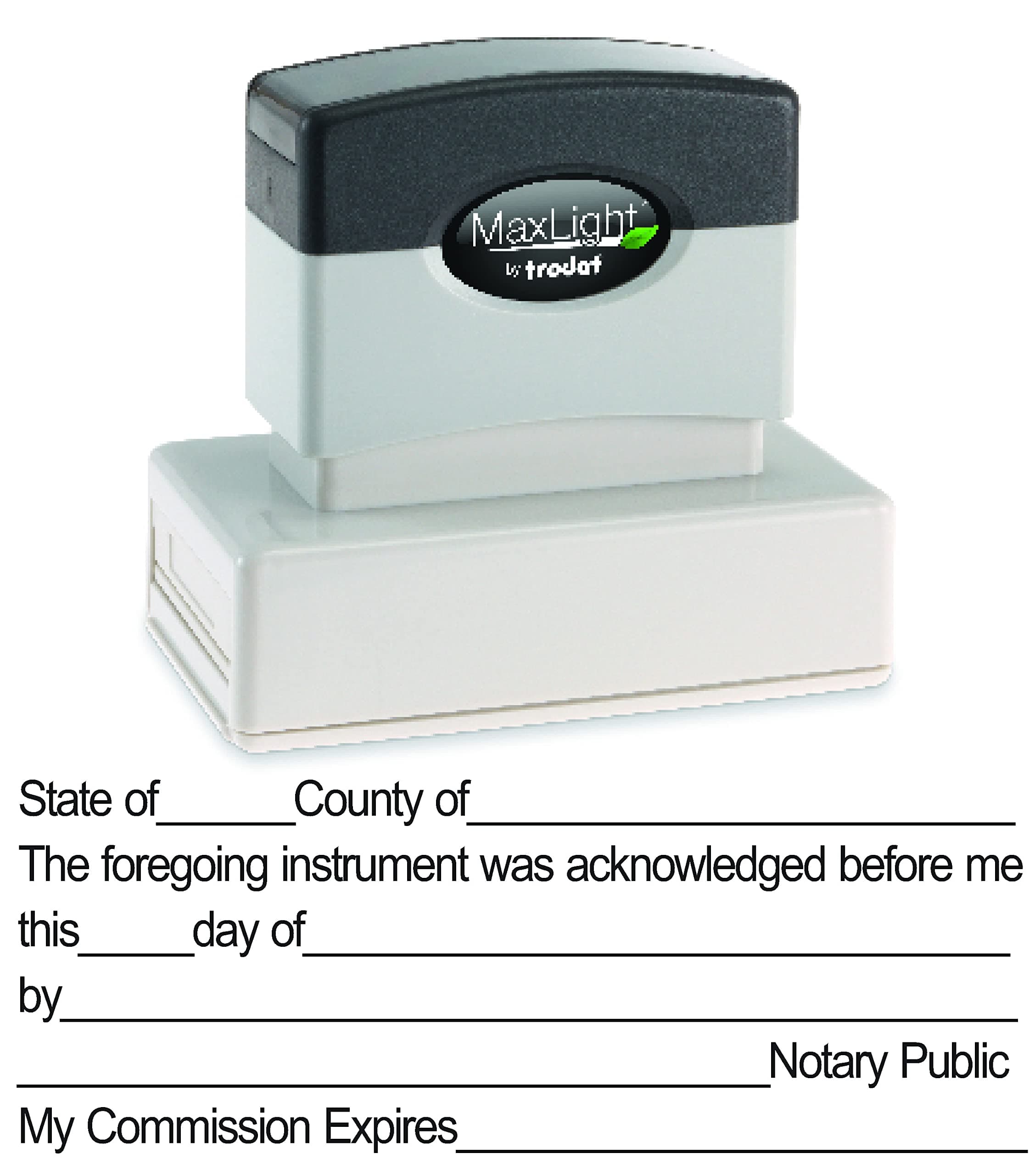 Notary Acknowledgement Stamp